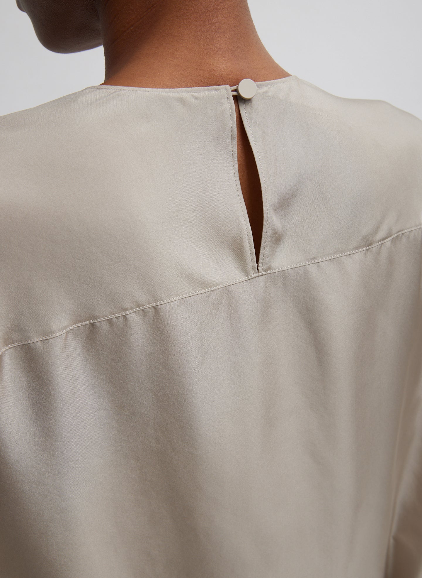 Silk Habutai Circular Top - Image 2