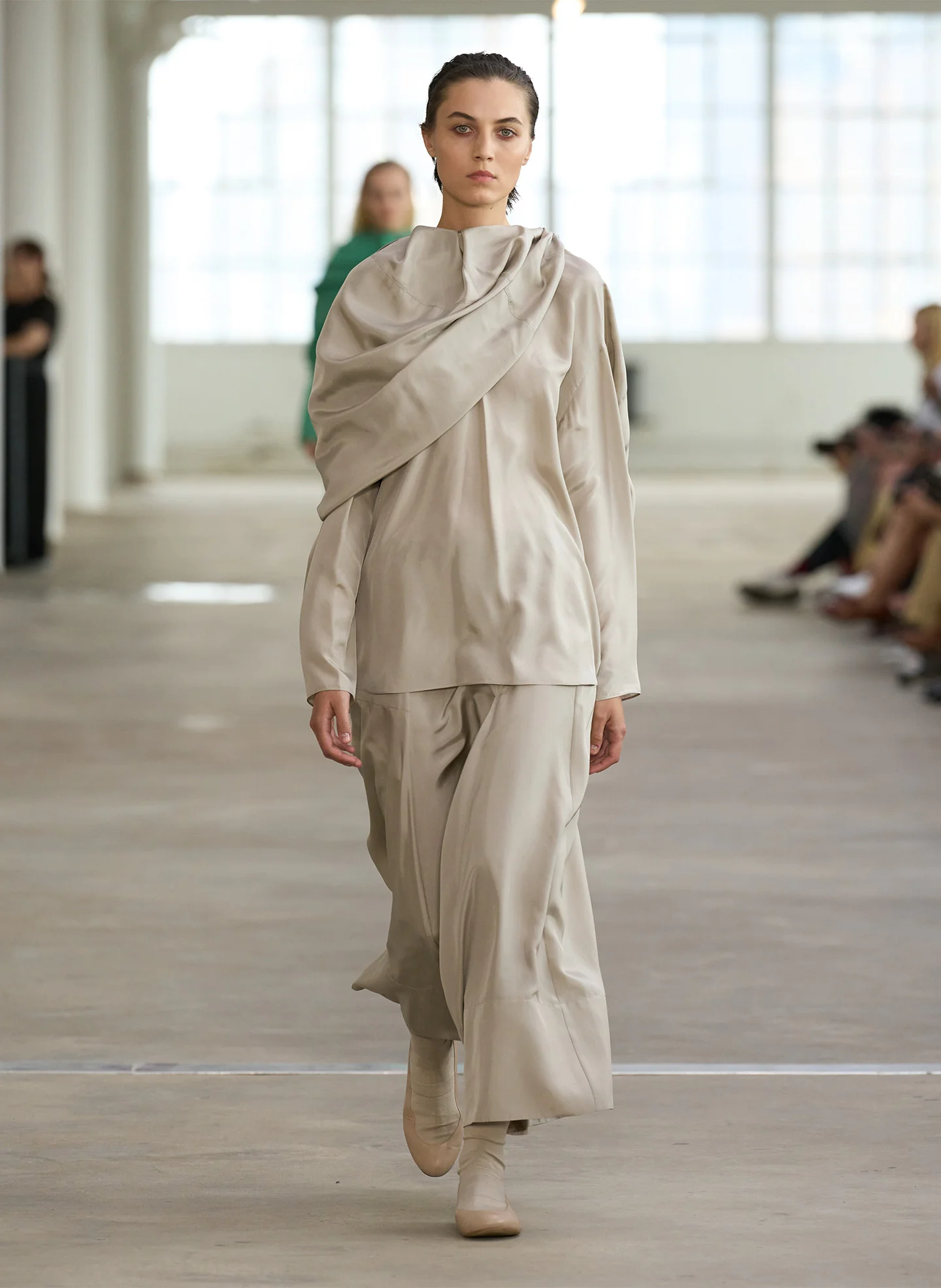 Silk Habutai Circular Top - Image 3
