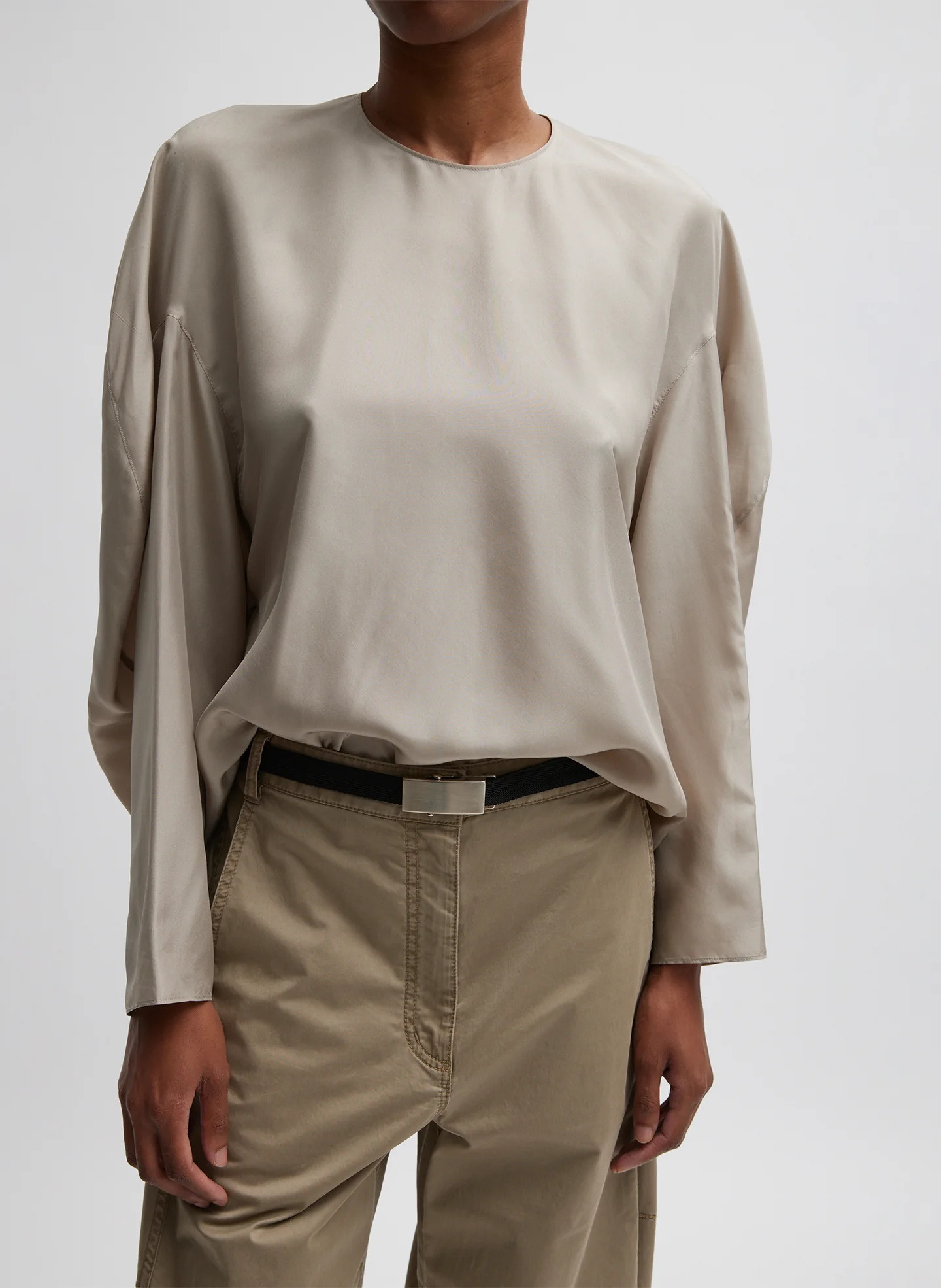 Silk Habutai Circular Top - Image 5