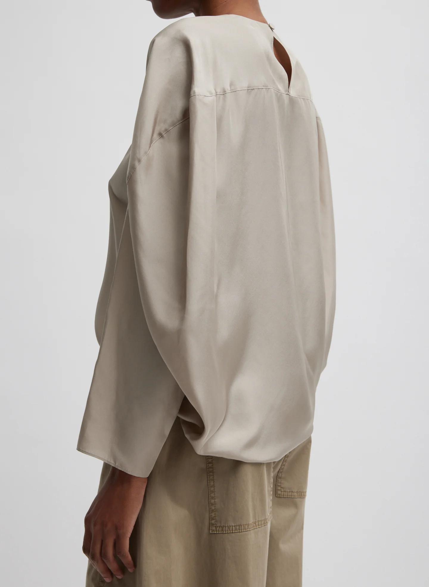 Silk Habutai Circular Top - Image 6