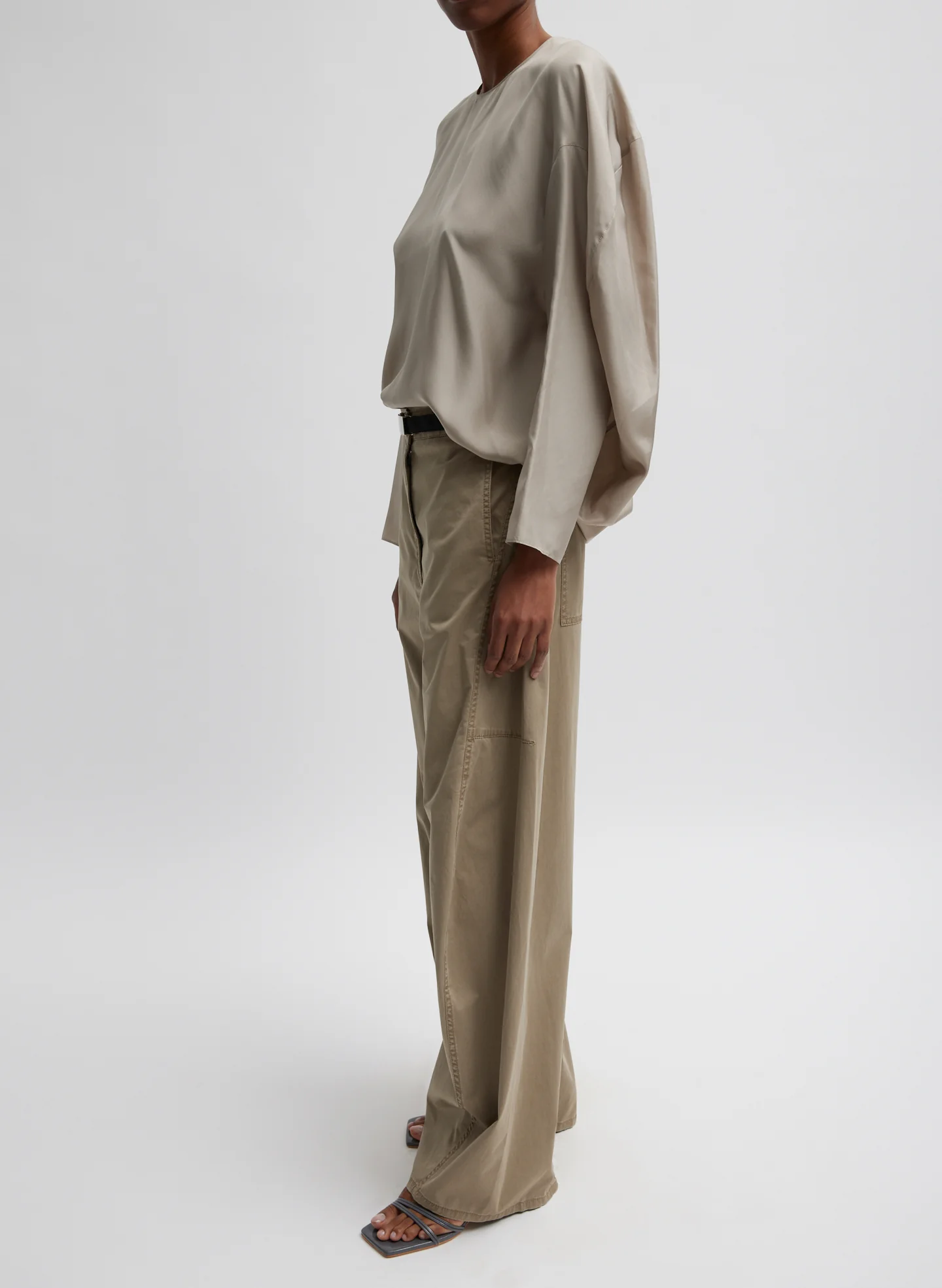 Silk Habutai Circular Top - Image 7
