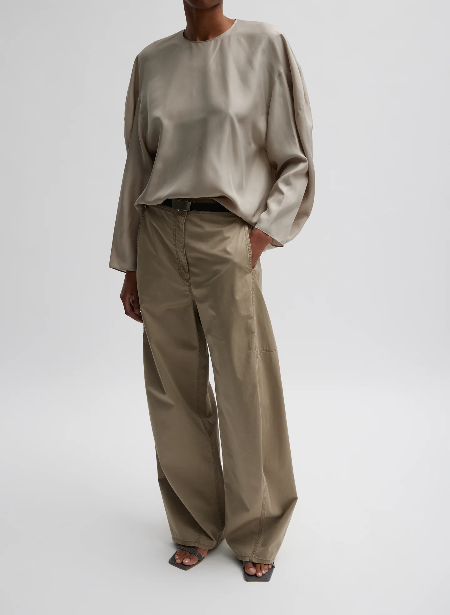 Silk Habutai Circular Top - Image 8