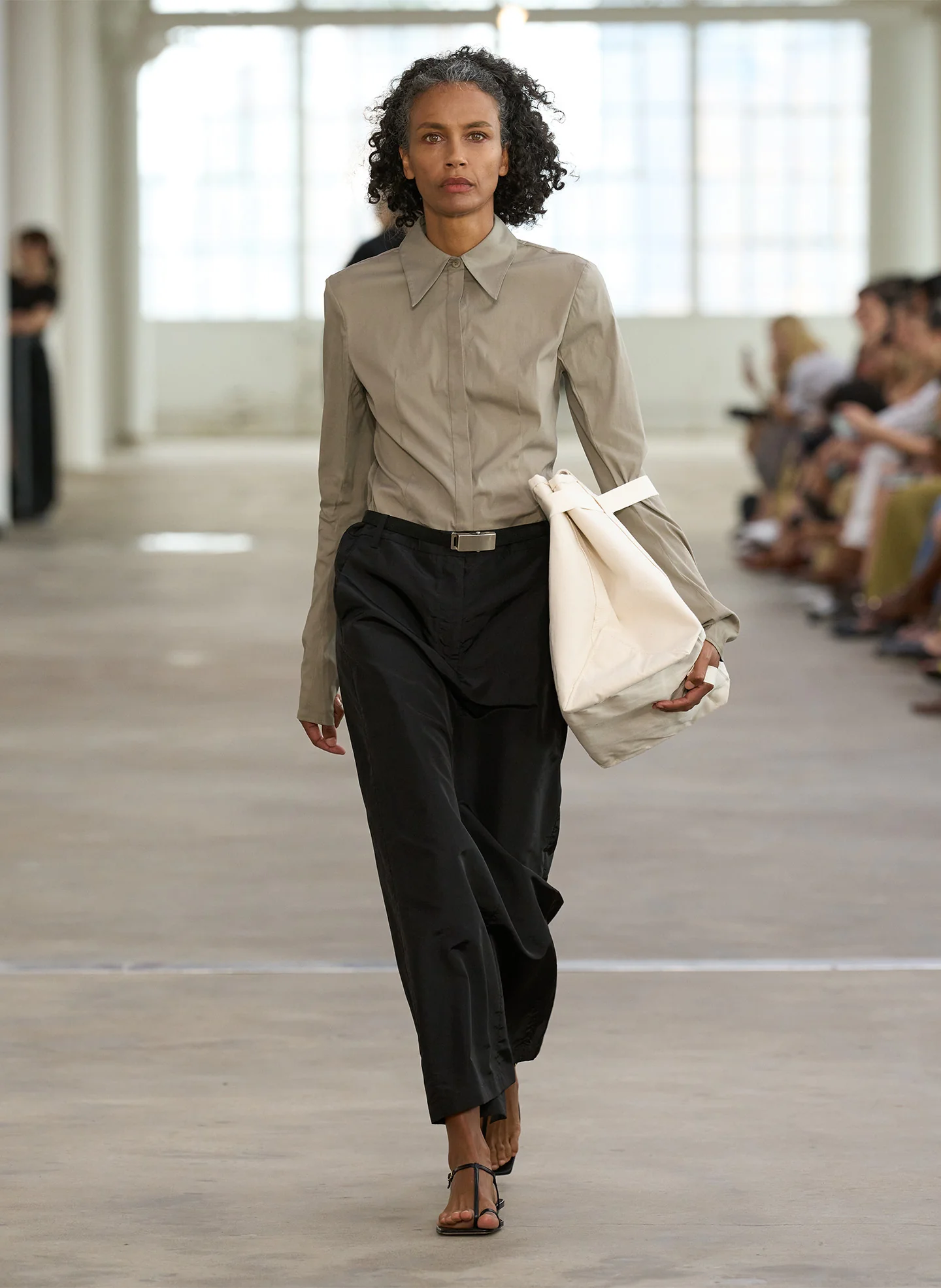 Silk Nylon Maxi Skirt - Image 2