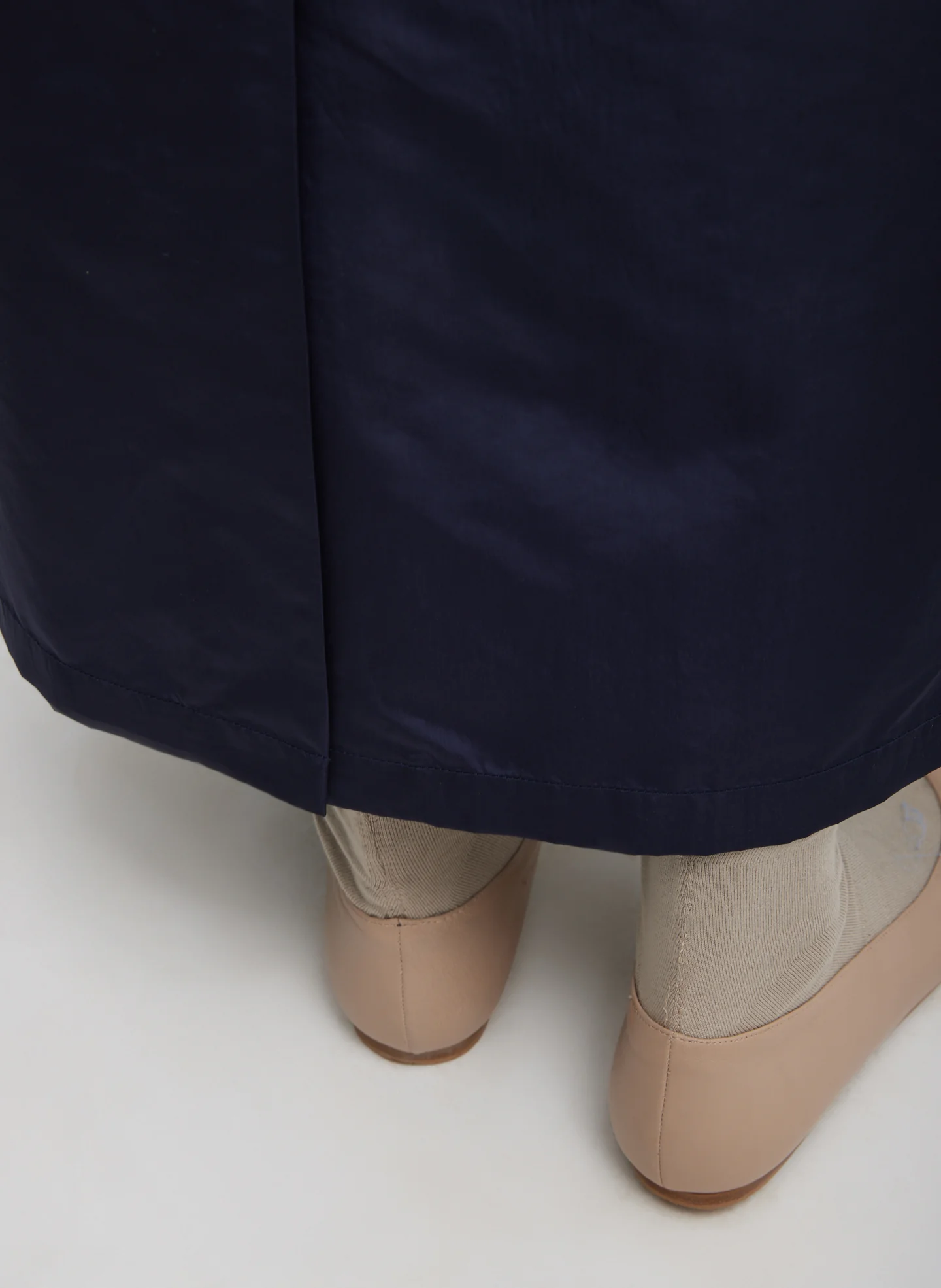 Silk Nylon Maxi Skirt - Image 3