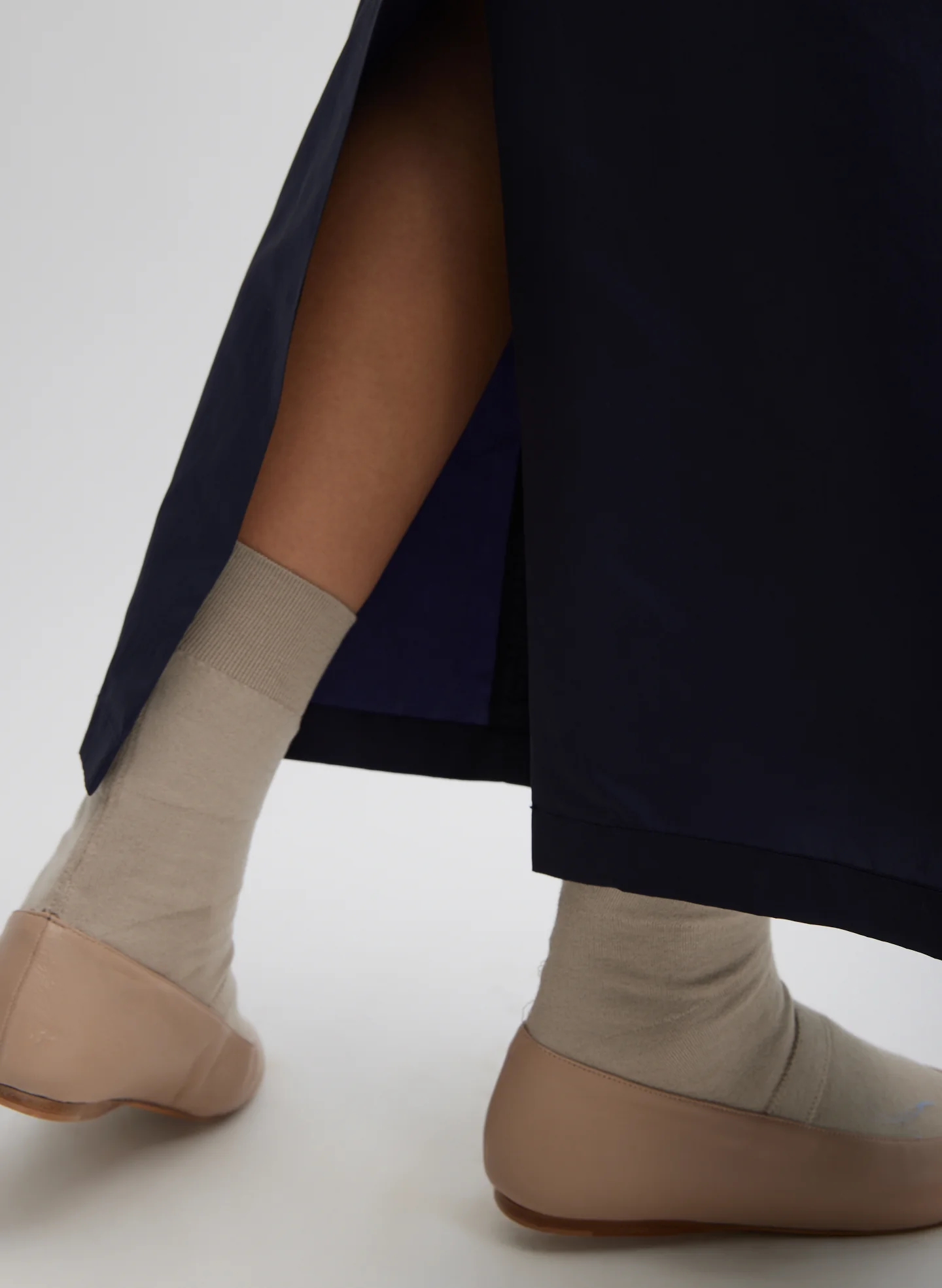 Silk Nylon Maxi Skirt - Image 4