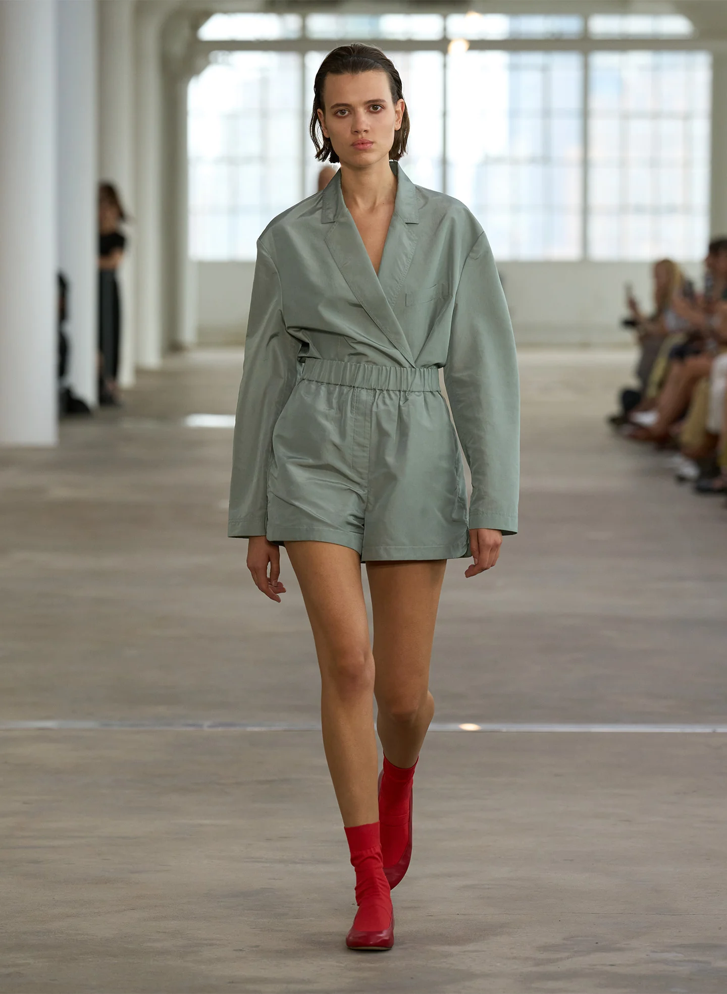 Silk Nylon Pull On Shorts - Image 2