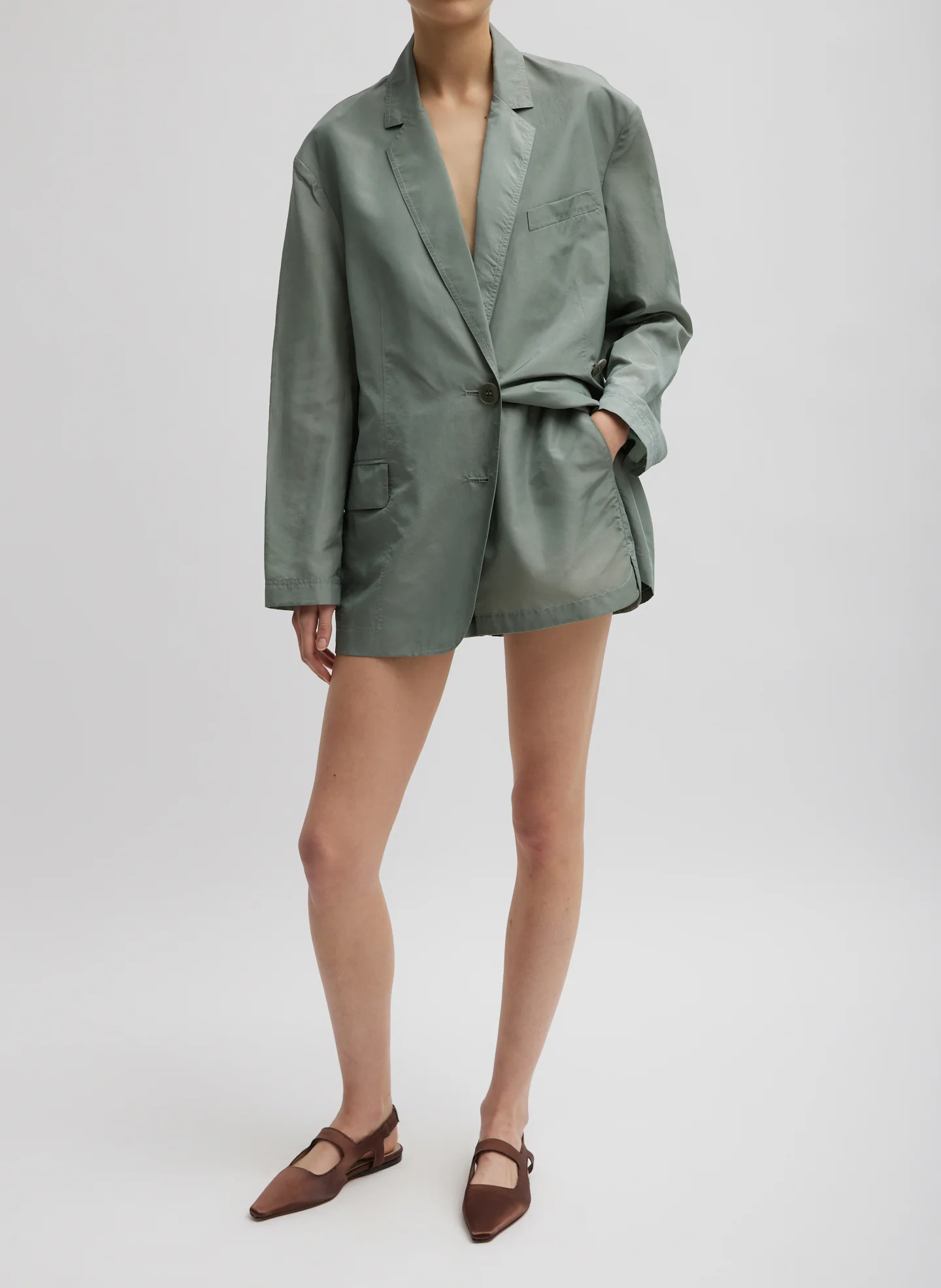 Silk Nylon Pull On Shorts - Image 8