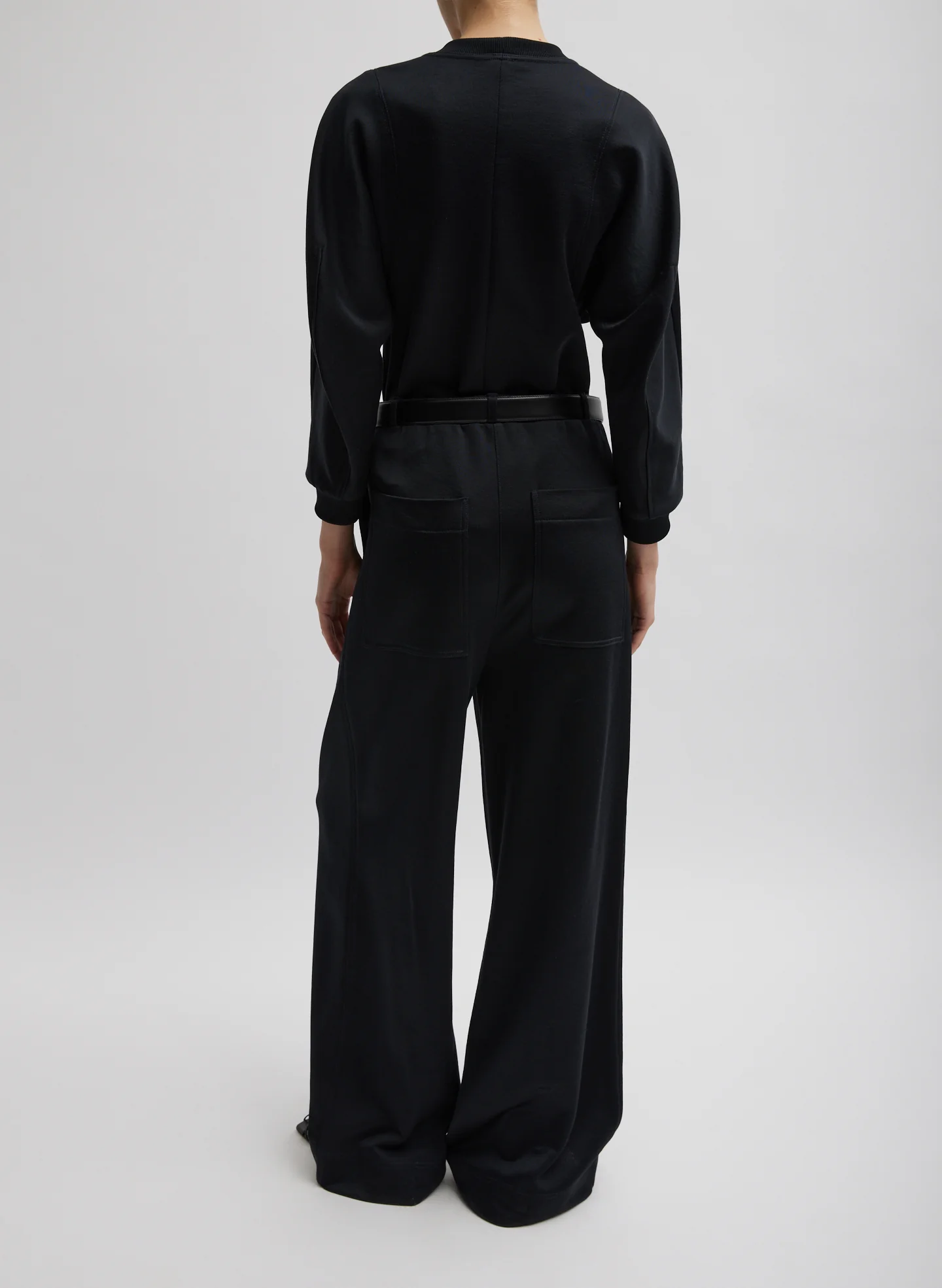 Silk Terry Pleated Pull On Pant - Image 4
