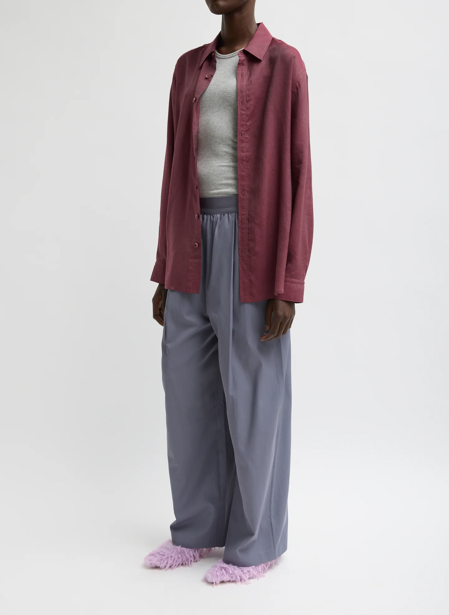 Silk Voile Charlie Men's Slim Shirt - Image 3
