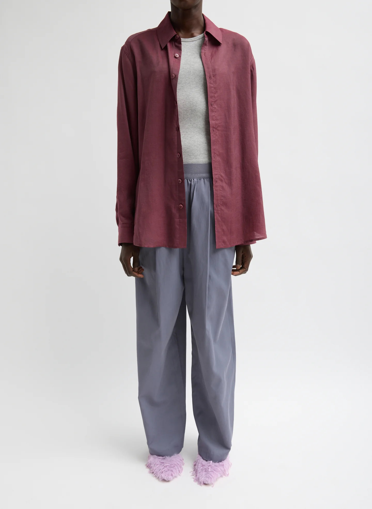Silk Voile Charlie Men's Slim Shirt - Image 4