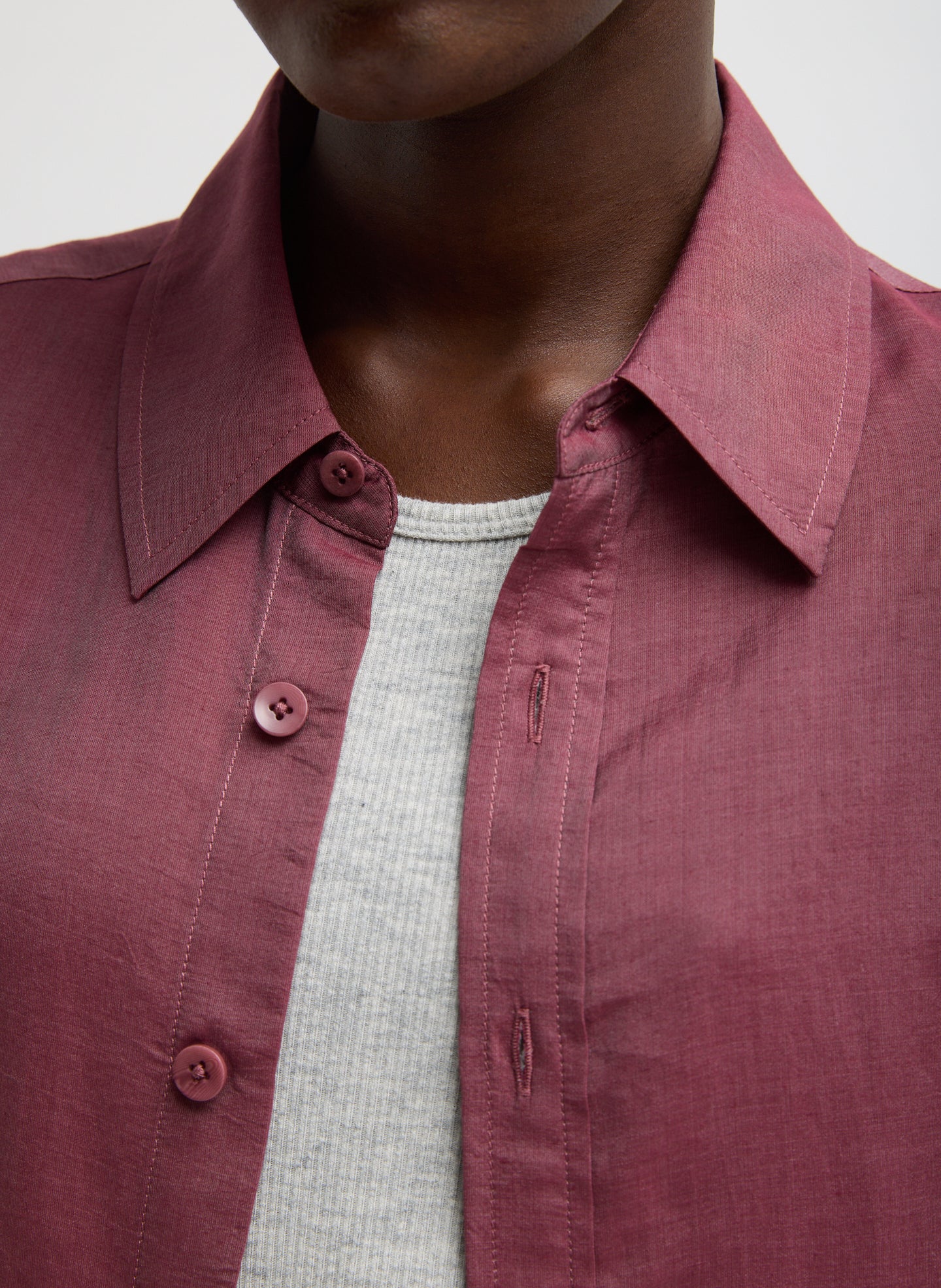 Silk Voile Charlie Men's Slim Shirt - Image 6