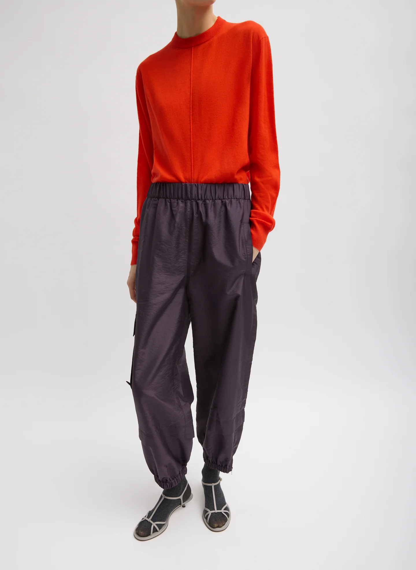 Skinlike Mercerized Wool Crewneck Pullover - Image 6