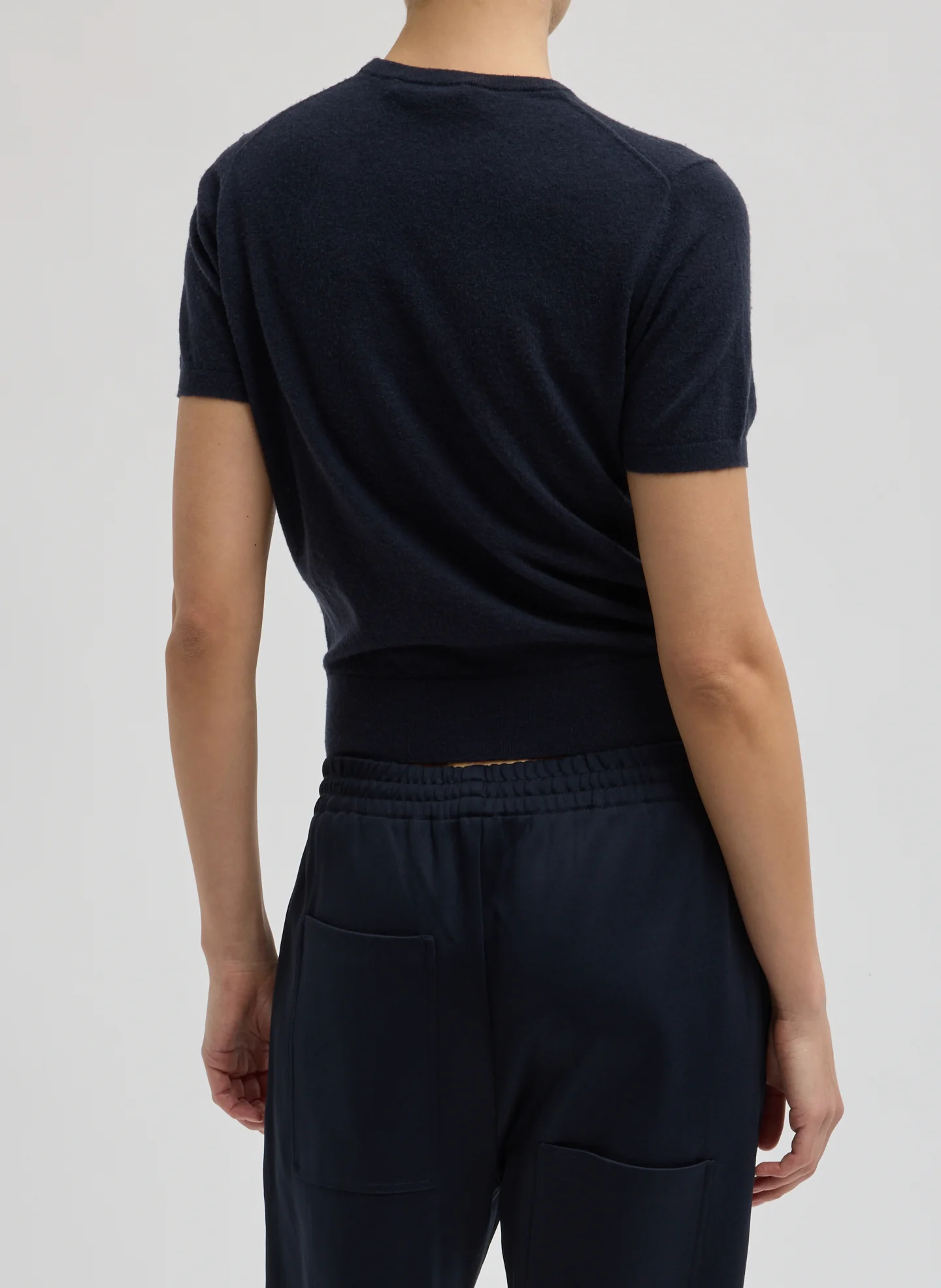 Skinlike Mercerized Wool Shrunken Tee - Image 3