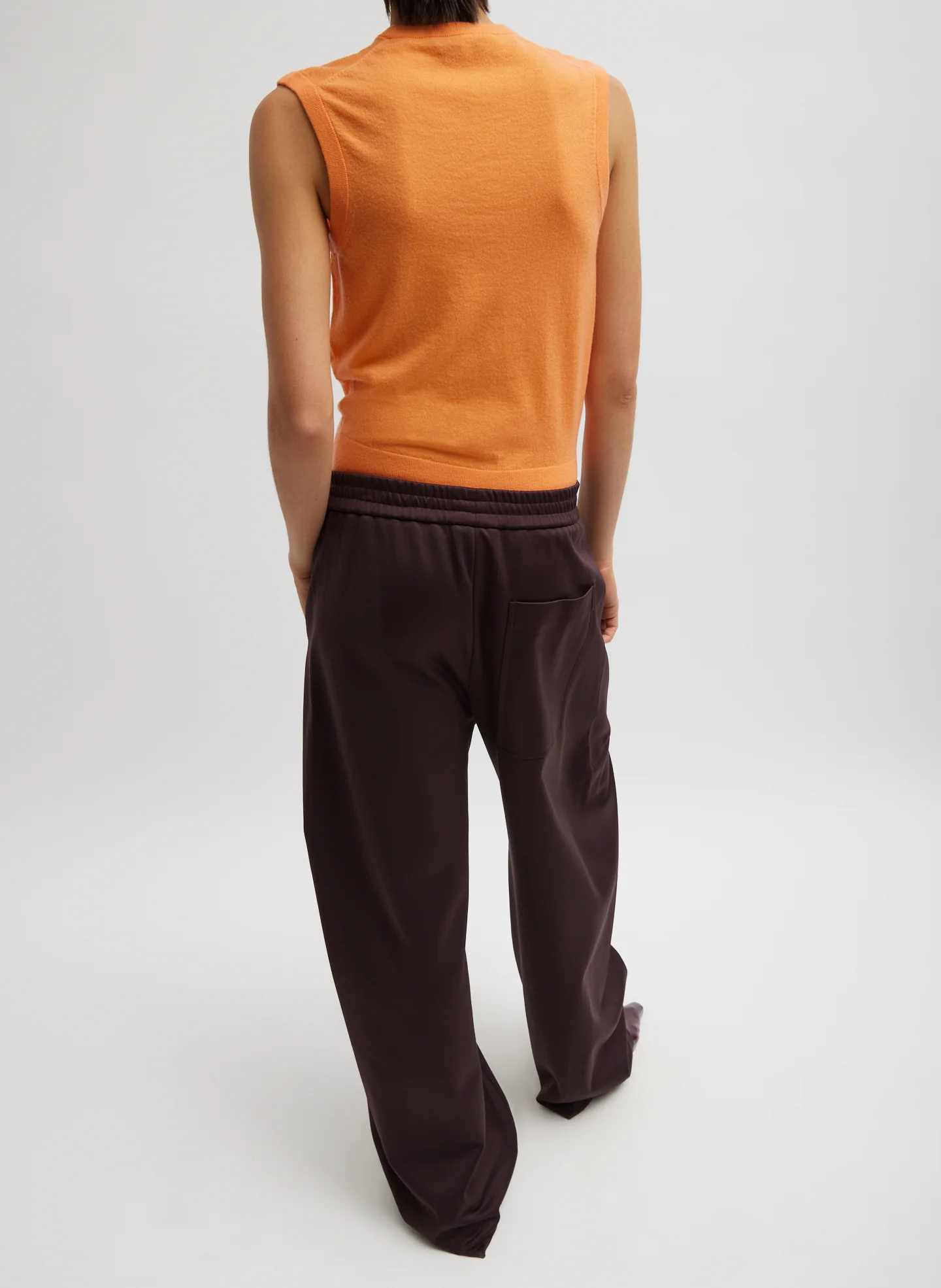 Skinlike Mercerized Wool Sleeveless Sweater - Image 6