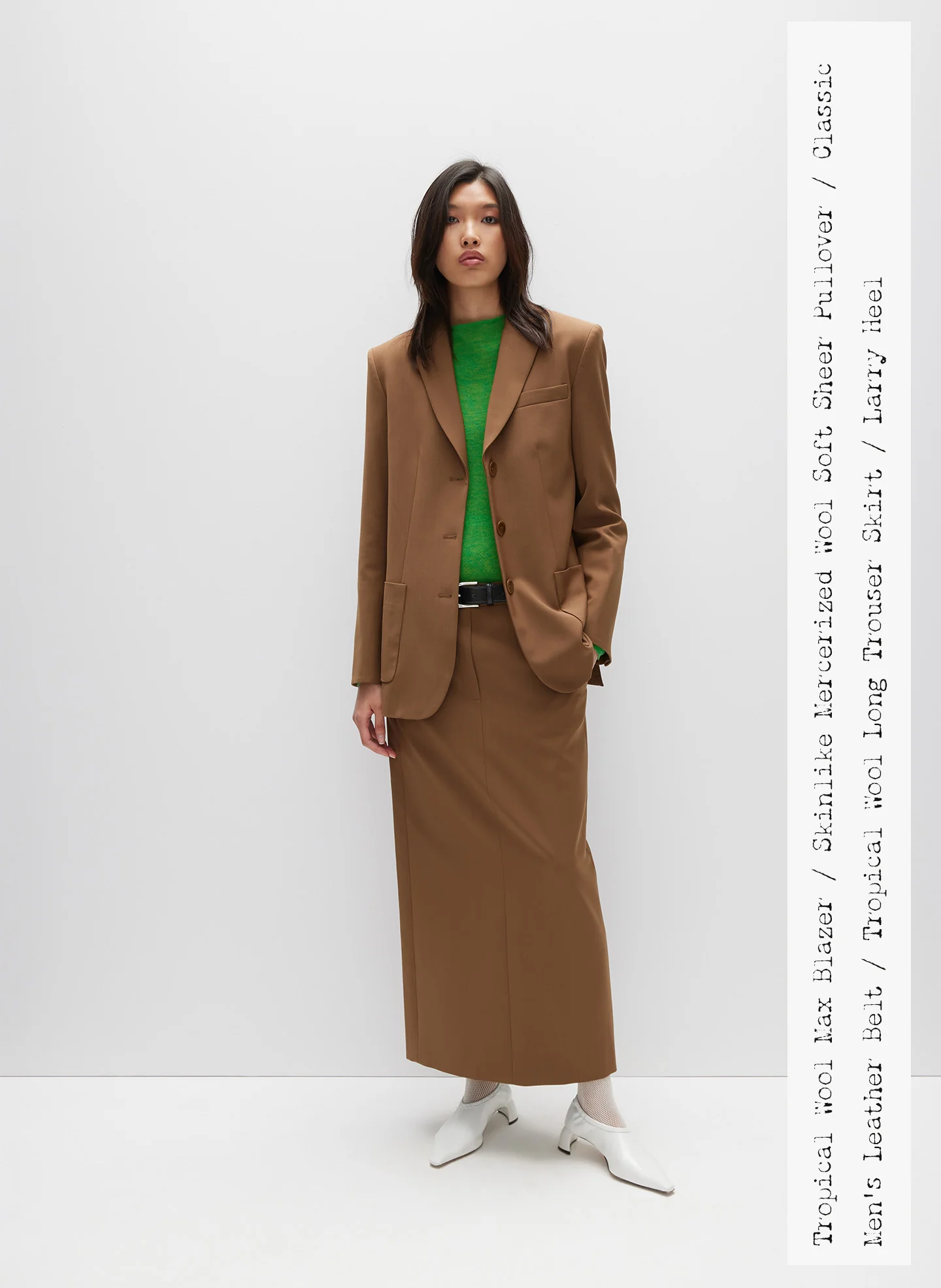 Skinlike Mercerized Wool Soft Sheer Pullover - Image 2