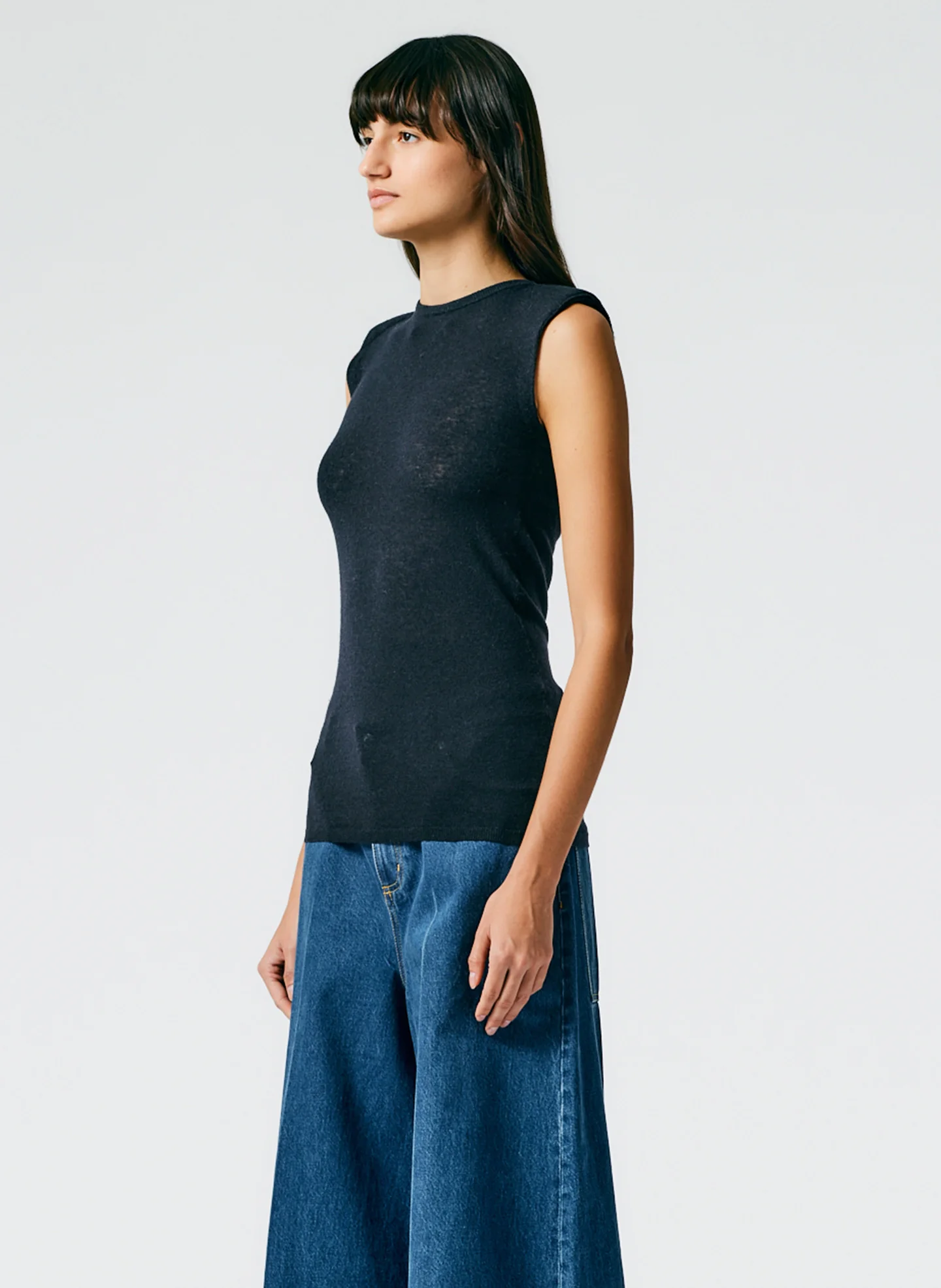 Skinlike Mercerized Wool Tube Tank - Image 3