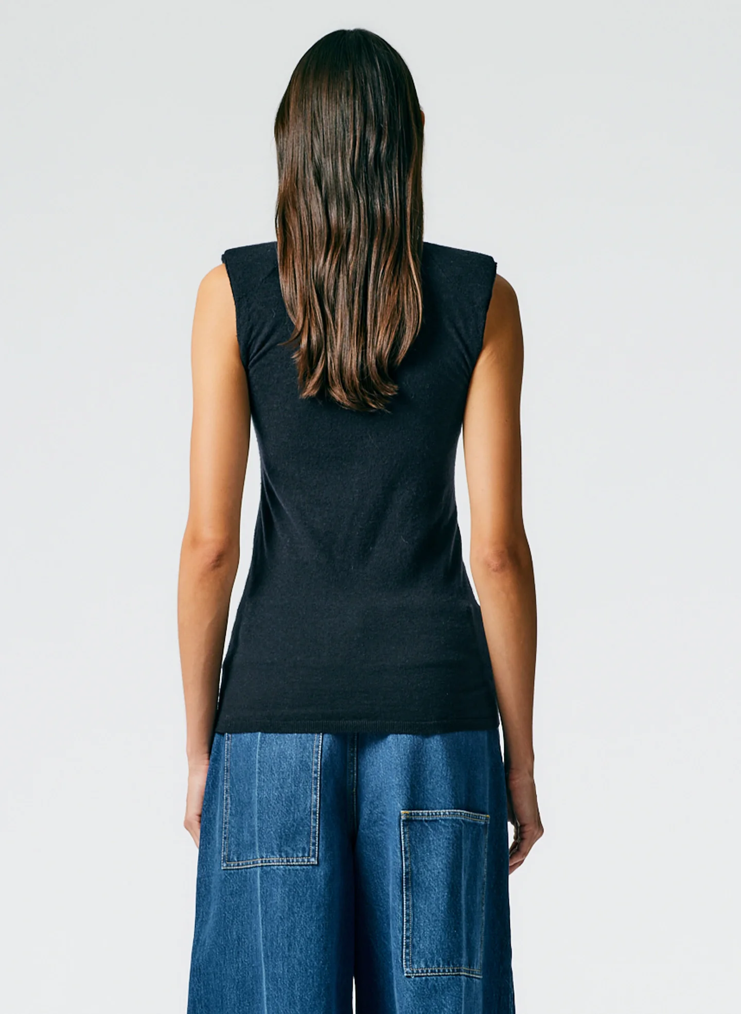 Skinlike Mercerized Wool Tube Tank - Image 4