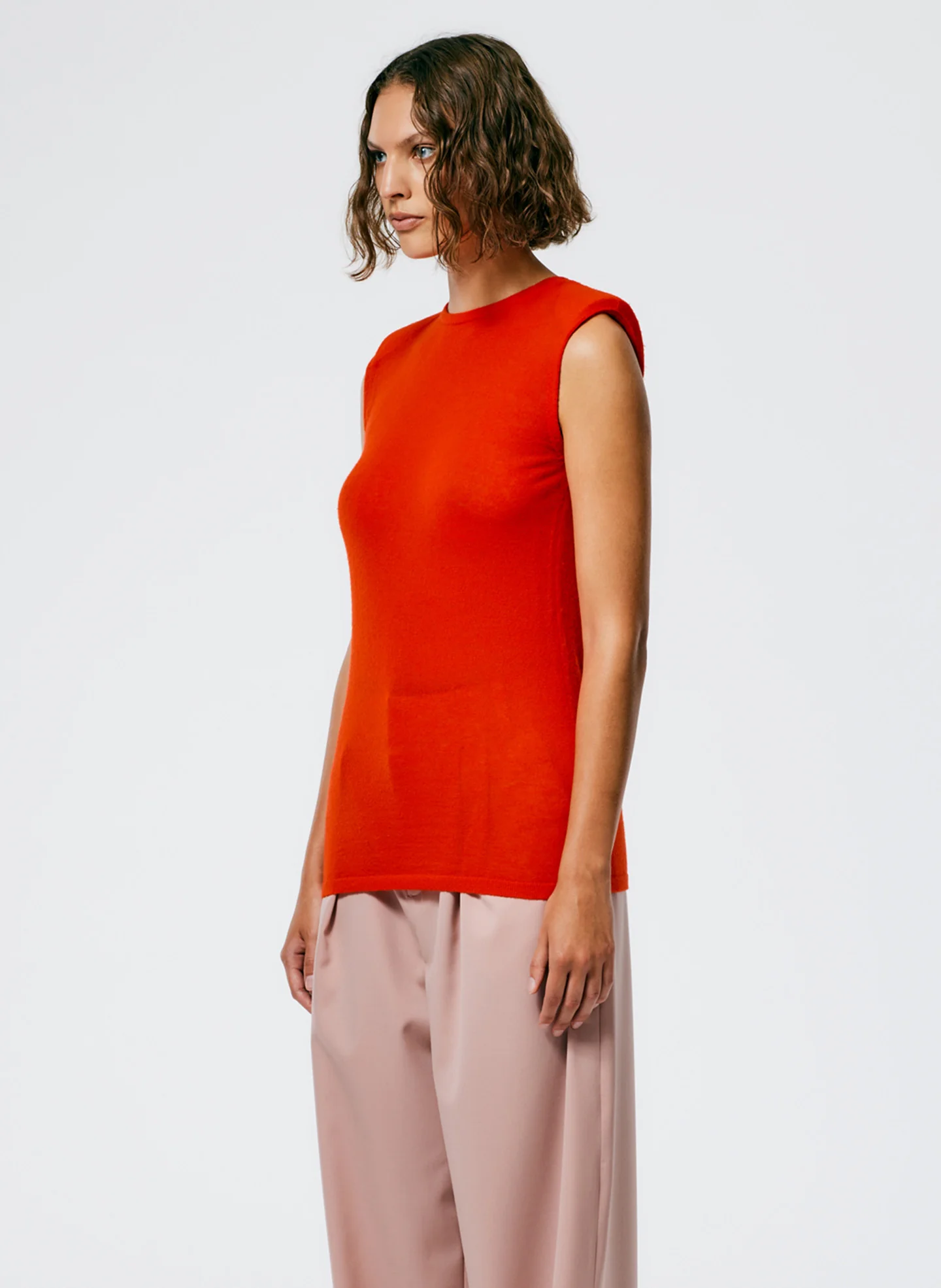 Skinlike Mercerized Wool Tube Tank - Image 3