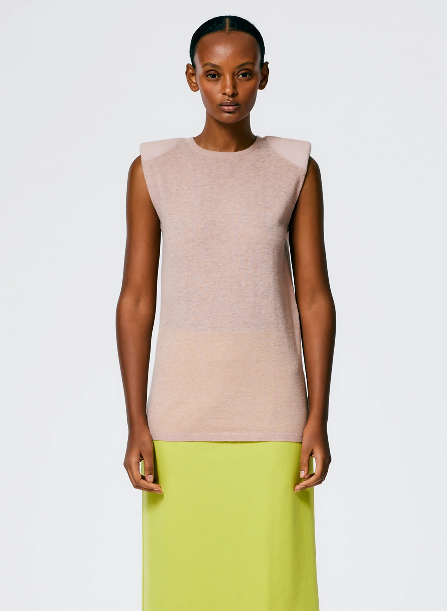 Skinlike Mercerized Wool Tube Tank - Image 2