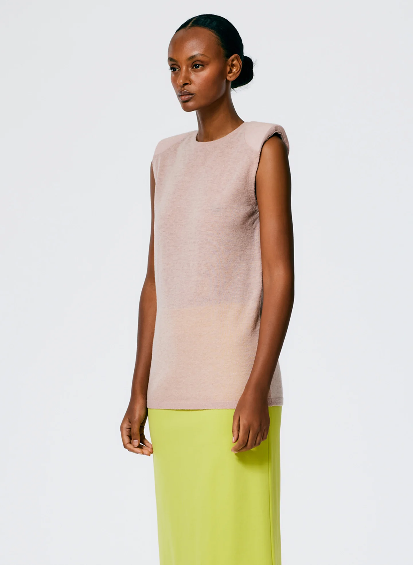 Skinlike Mercerized Wool Tube Tank - Image 3
