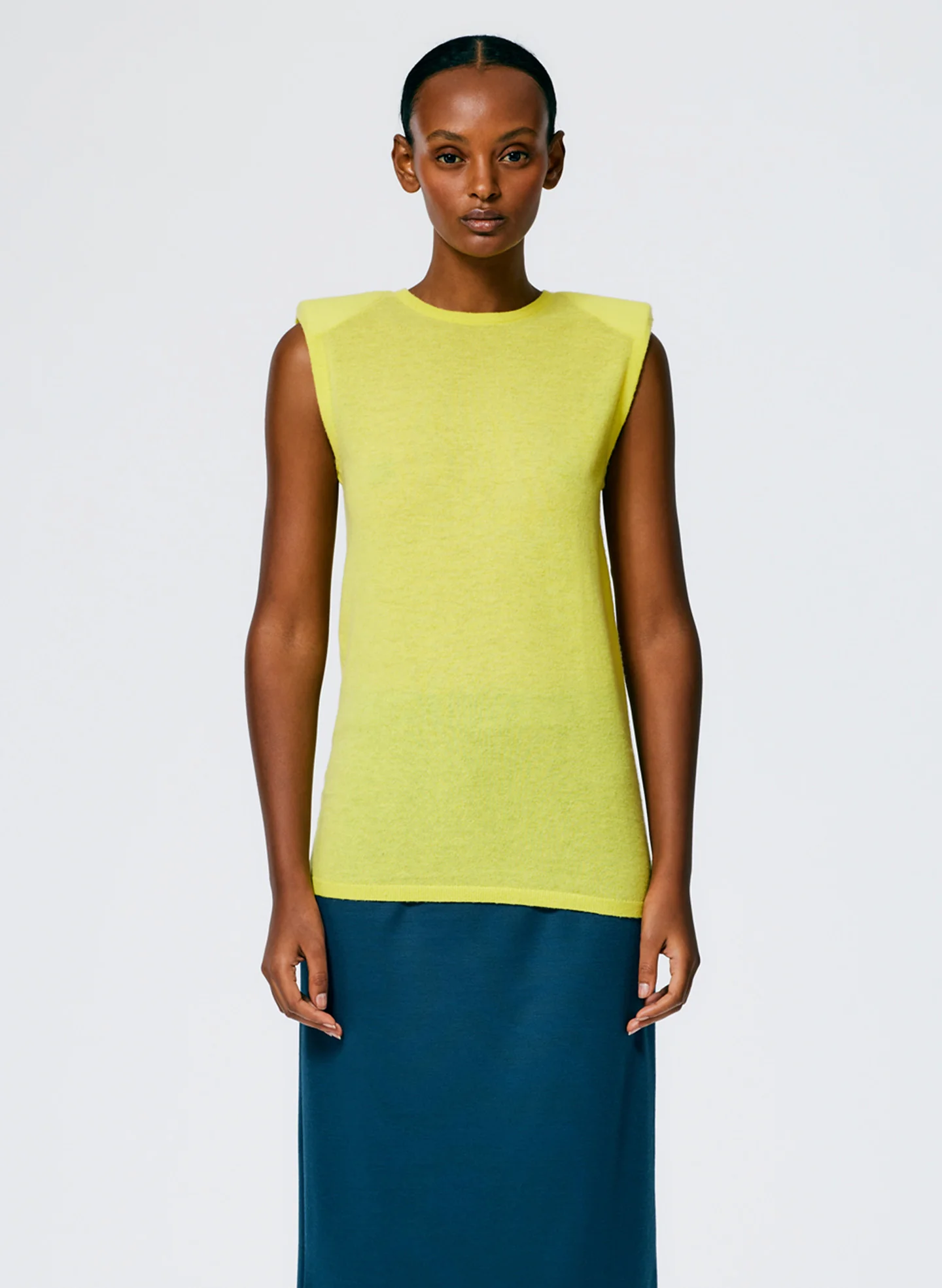 Skinlike Mercerized Wool Tube Tank - Image 2