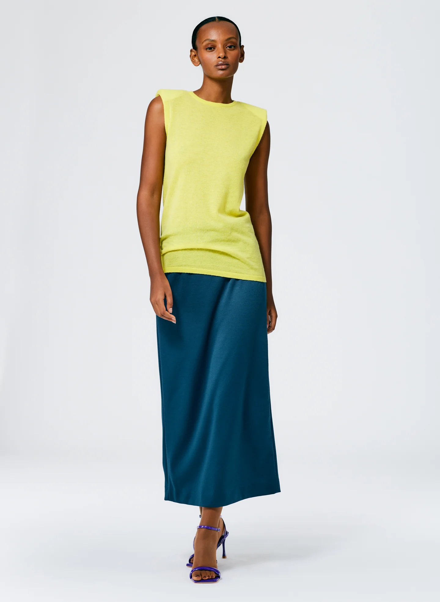 Skinlike Mercerized Wool Tube Tank - Image 5