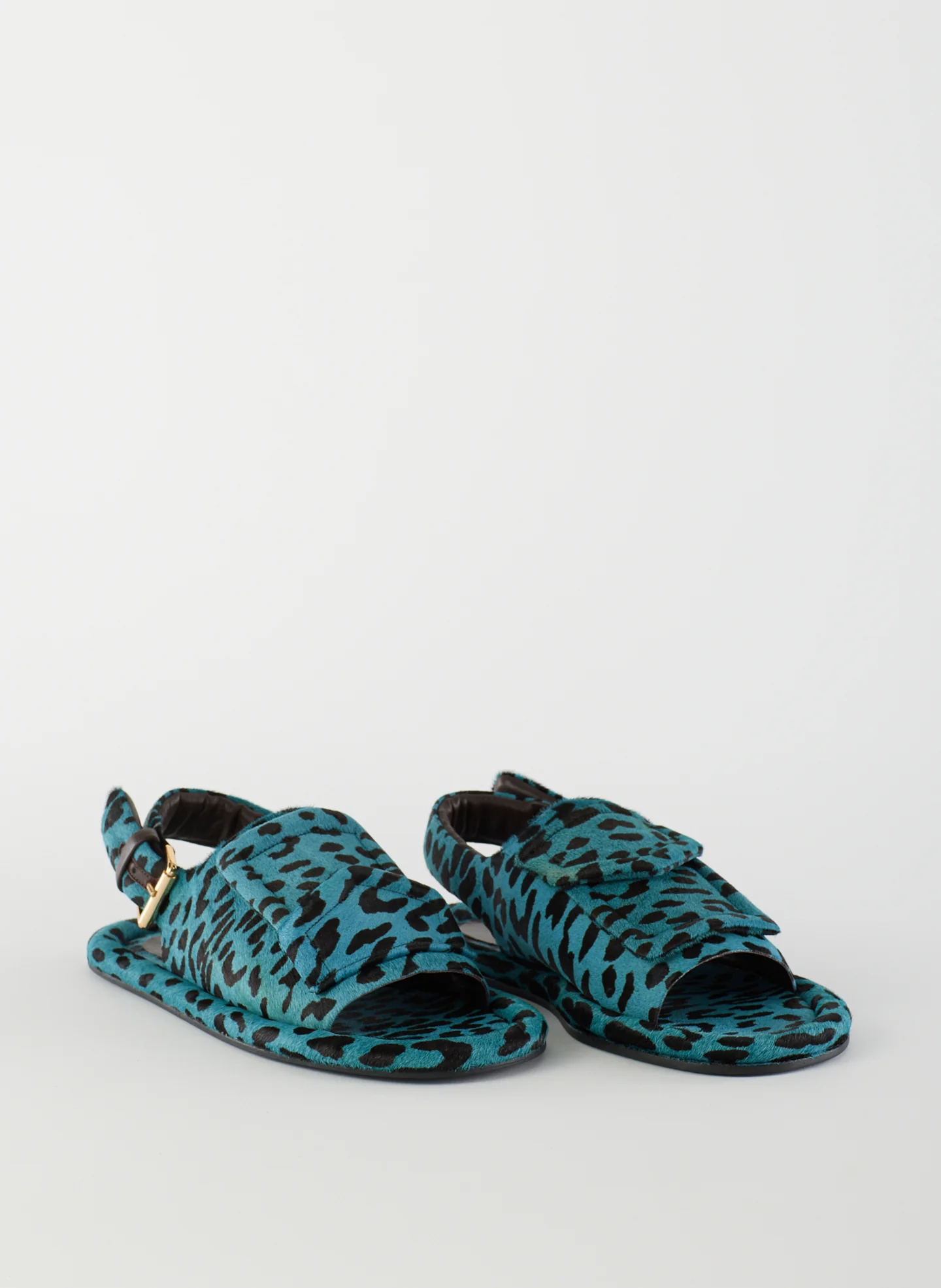 Pony Hair Calf Print Slingback Beryen Sandal - Image 3