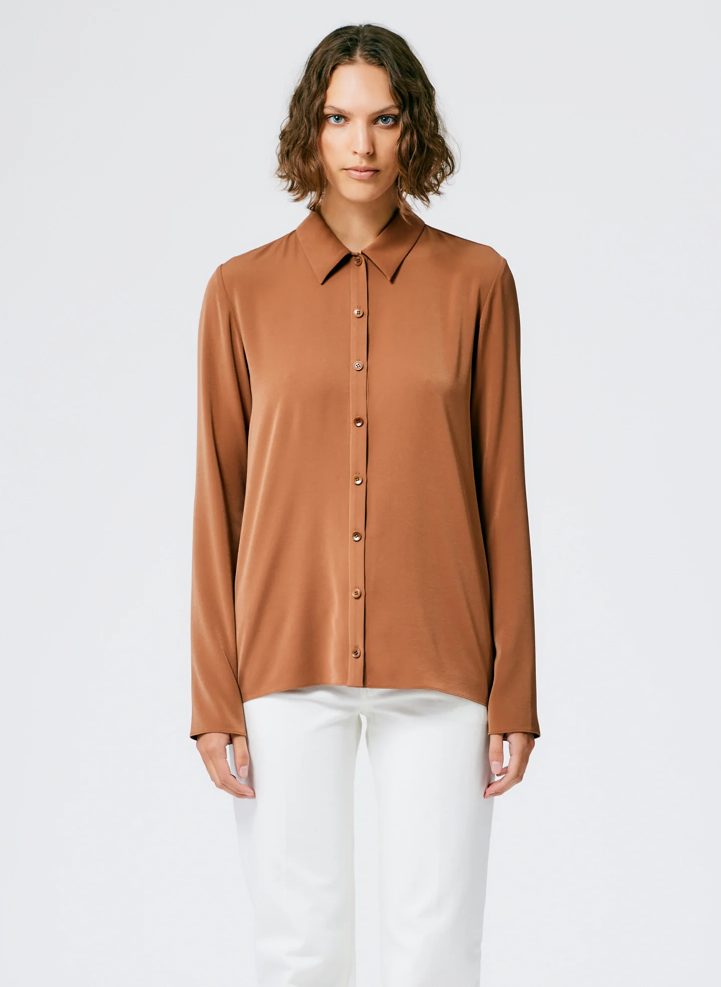 Soft Drape Slim Shirt - Image 3