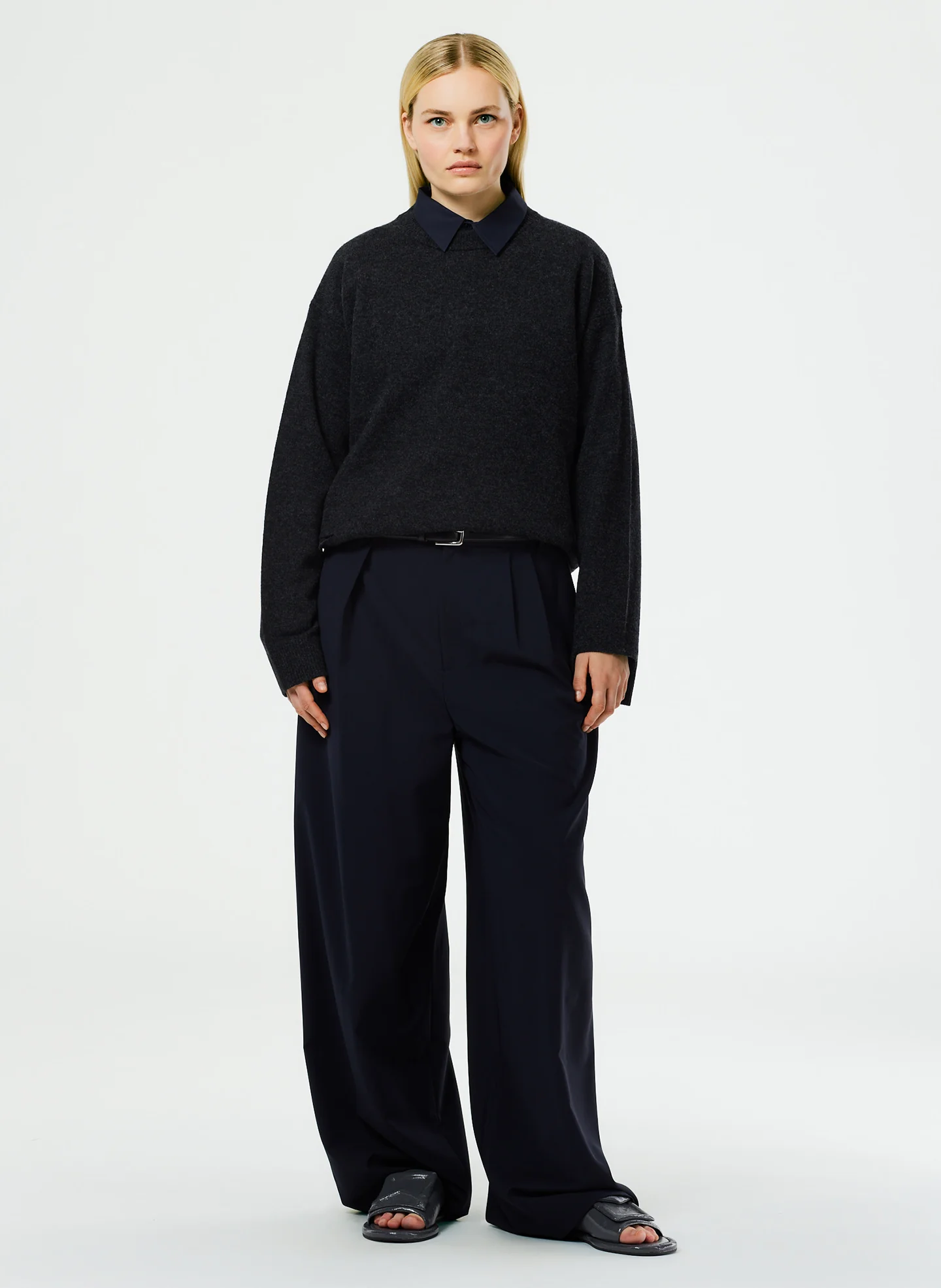 Soft Lambswool Crewneck Easy Pullover - Image 8