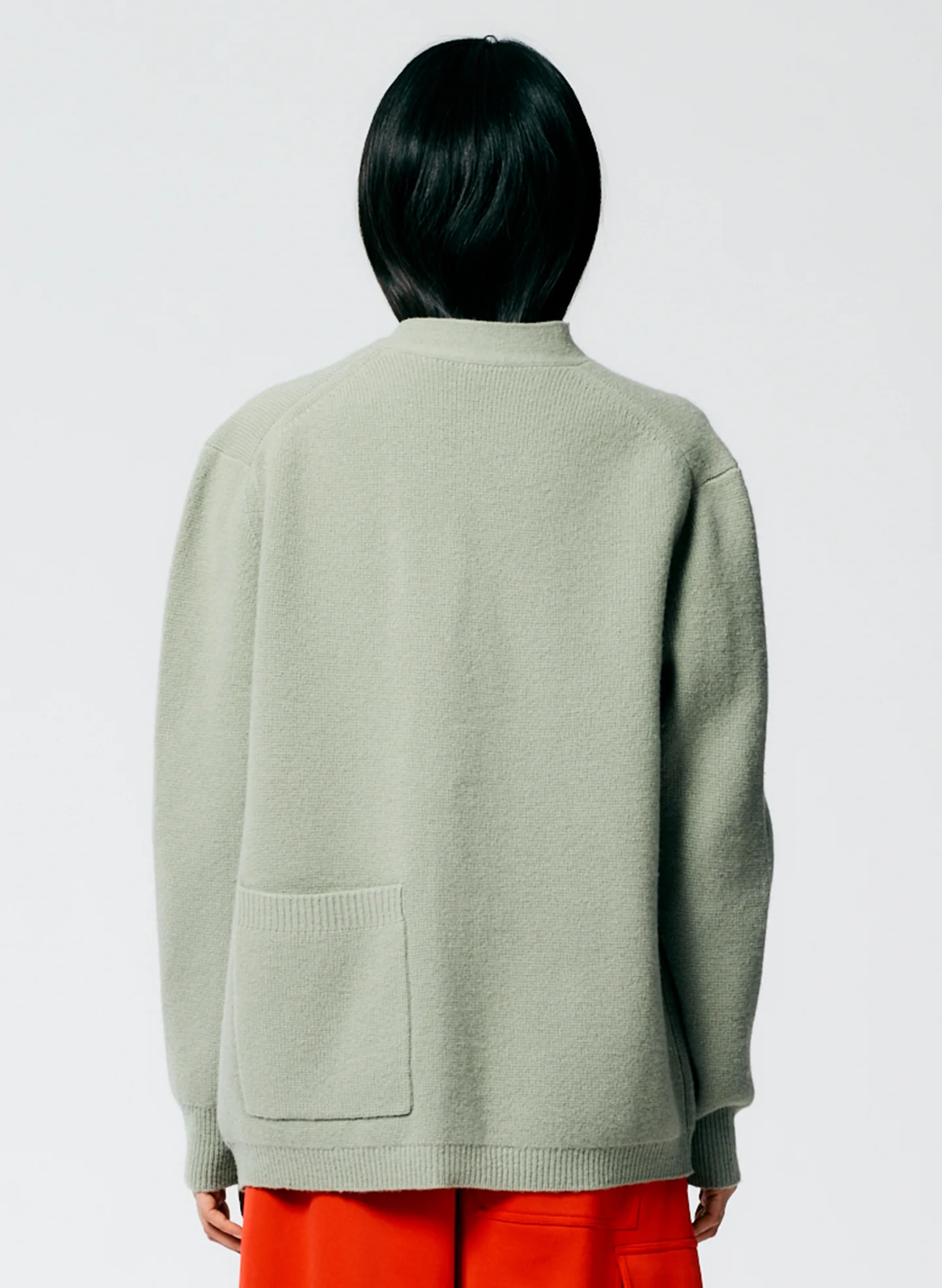 Soft Lambswool Distressed Cardigan - Image 6