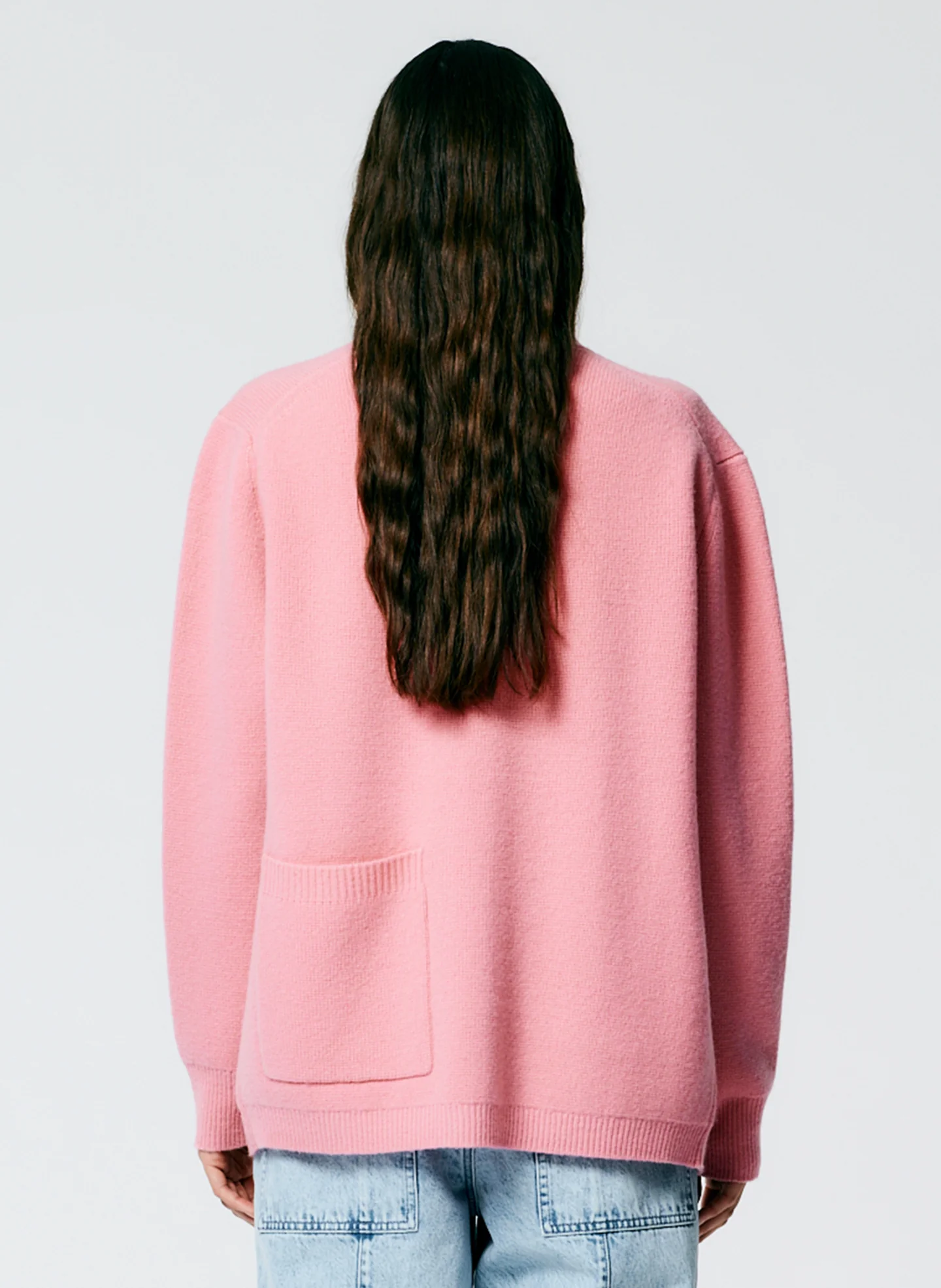 Soft Lambswool Distressed Cardigan - Image 4