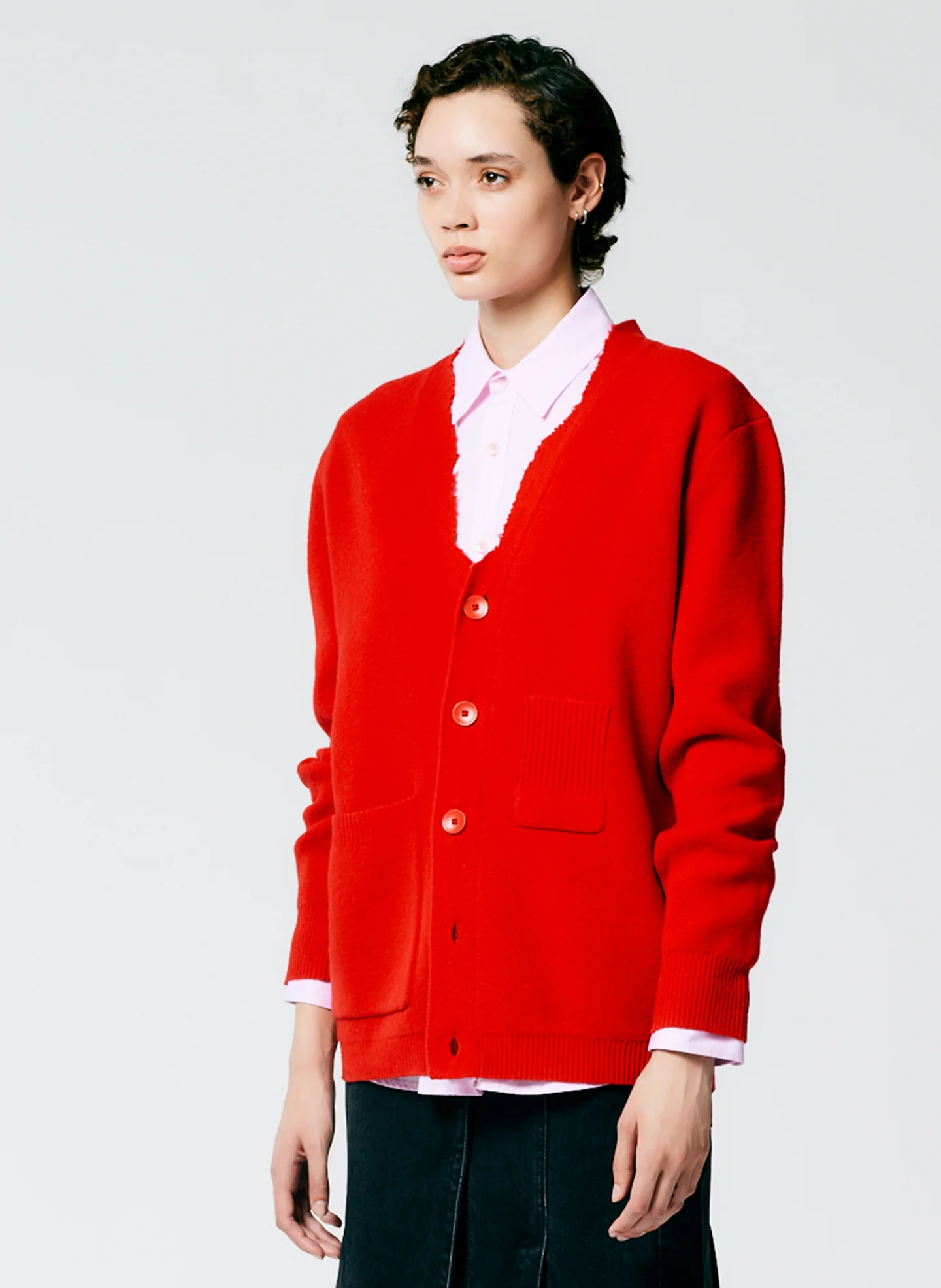 Soft Lambswool Distressed Cardigan - Image 5
