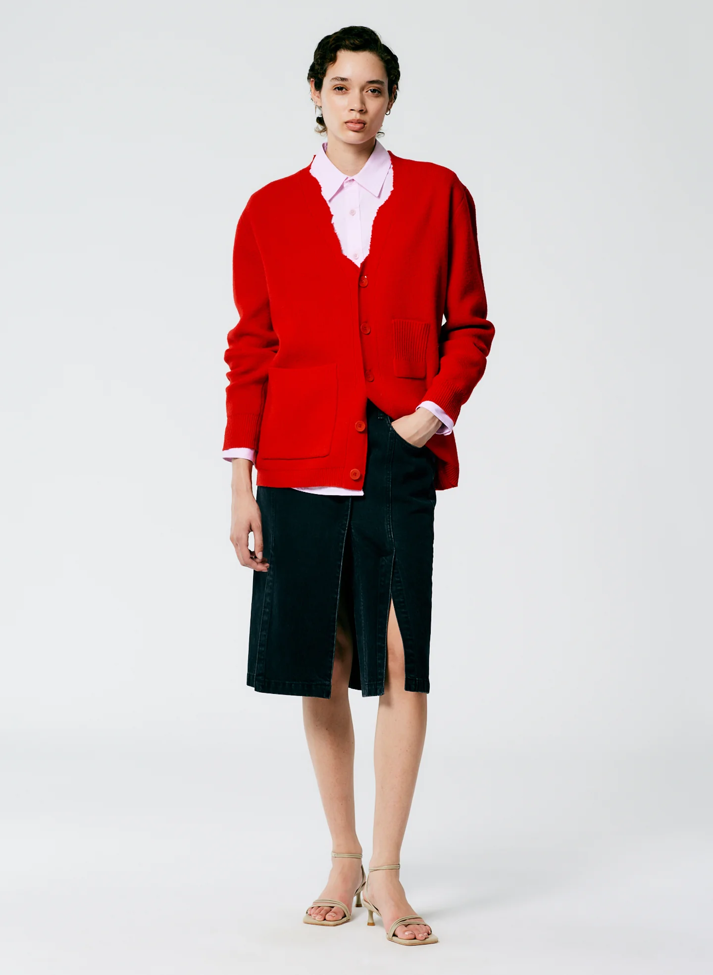 Soft Lambswool Distressed Cardigan - Image 7