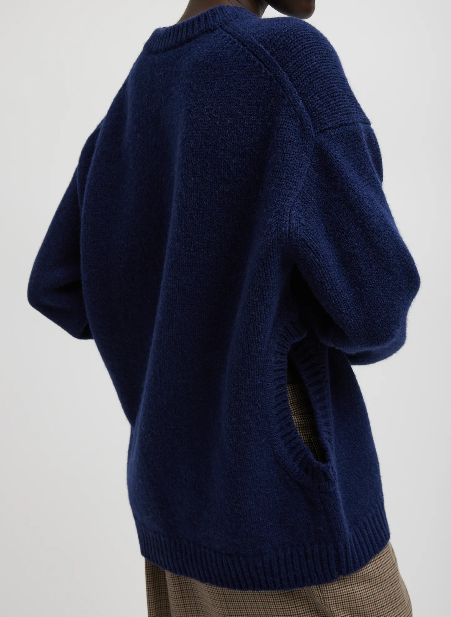 Soft Lambswool Sweater With Cut Out Detail - Image 3