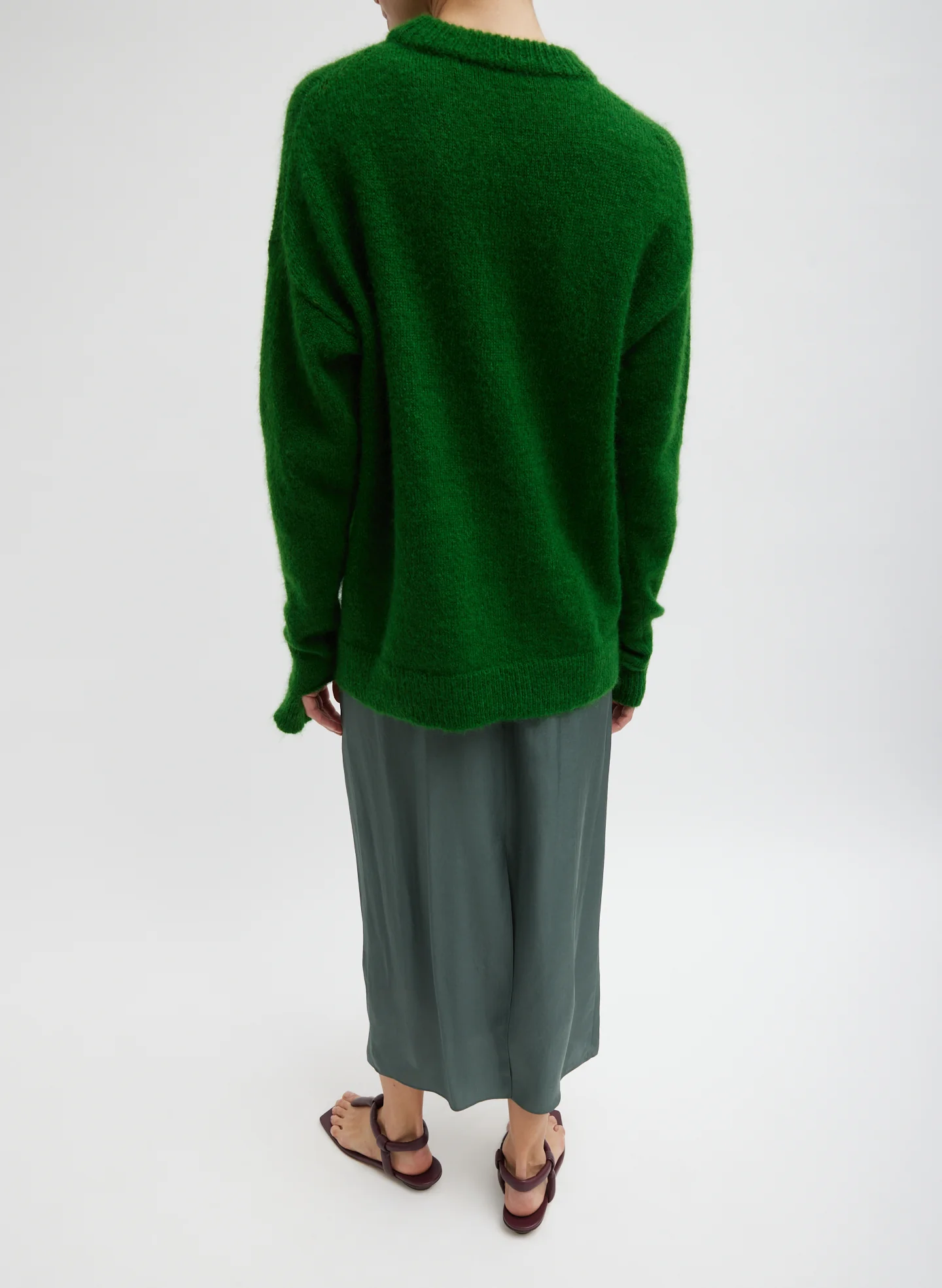 Soft Mohair Crewneck Easy Pullover - Image 3