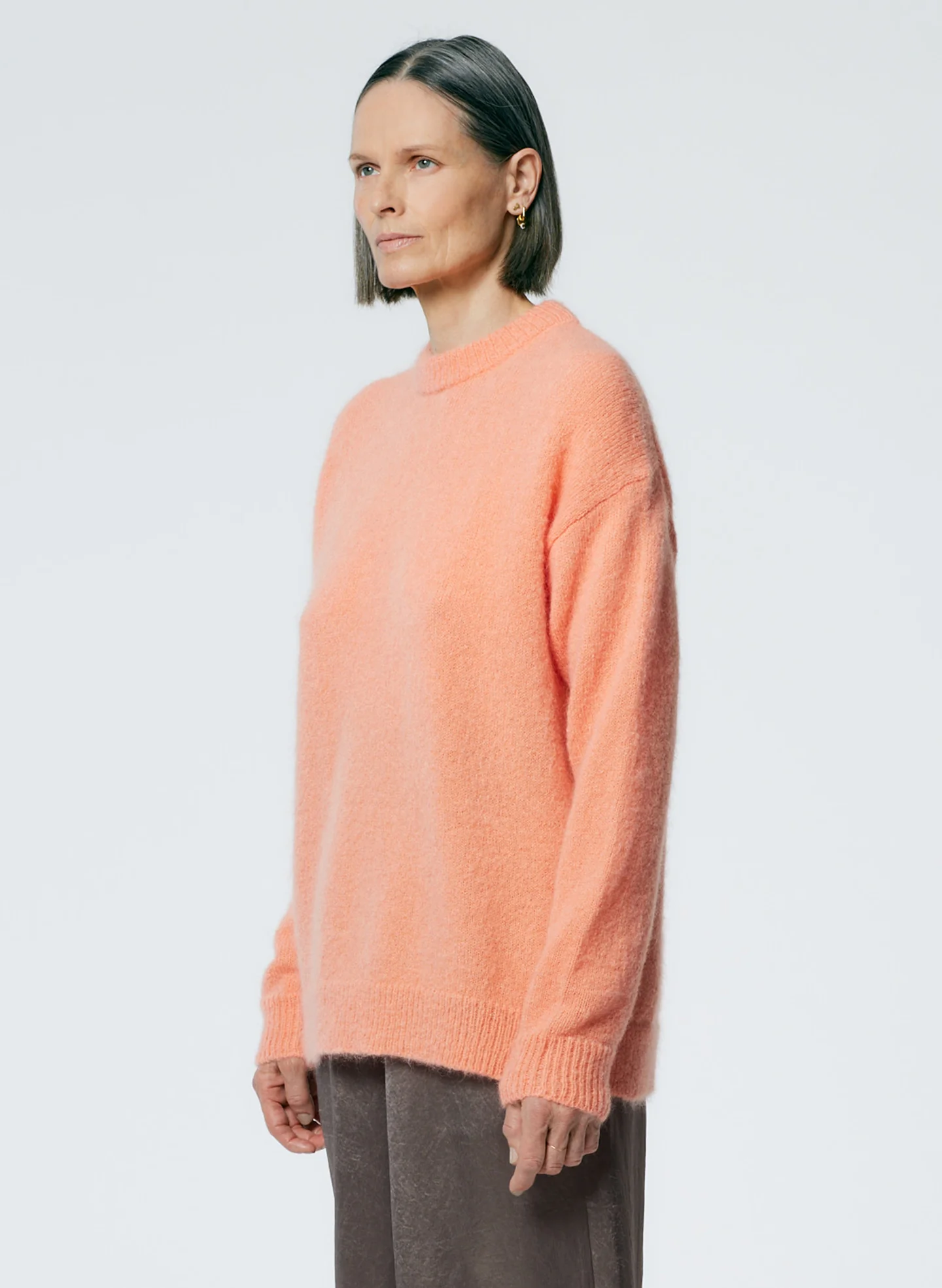 Soft Mohair Crewneck Easy Pullover - Image 3