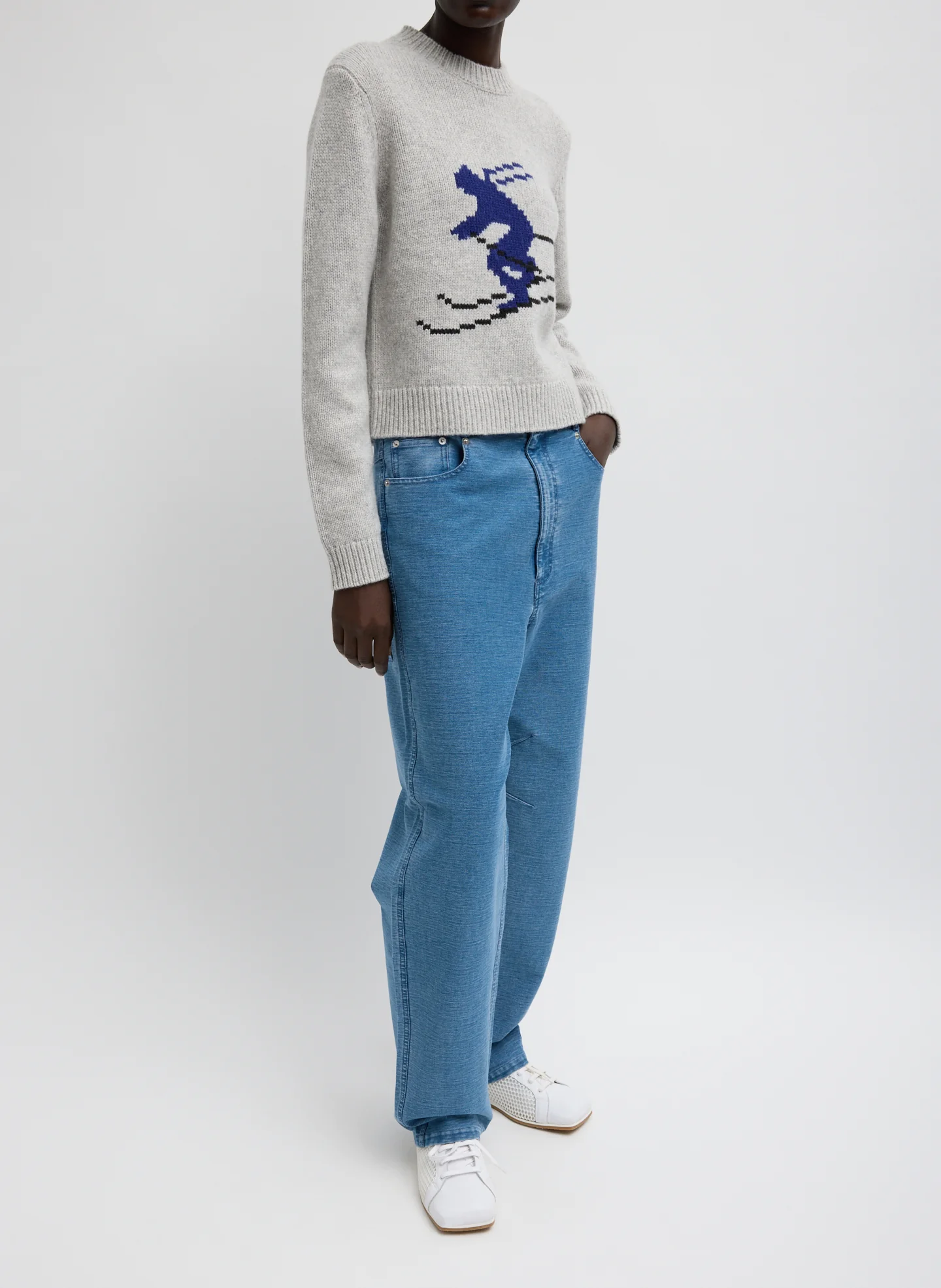 Soft Wool Ski Shrunken Sweater - Image 3