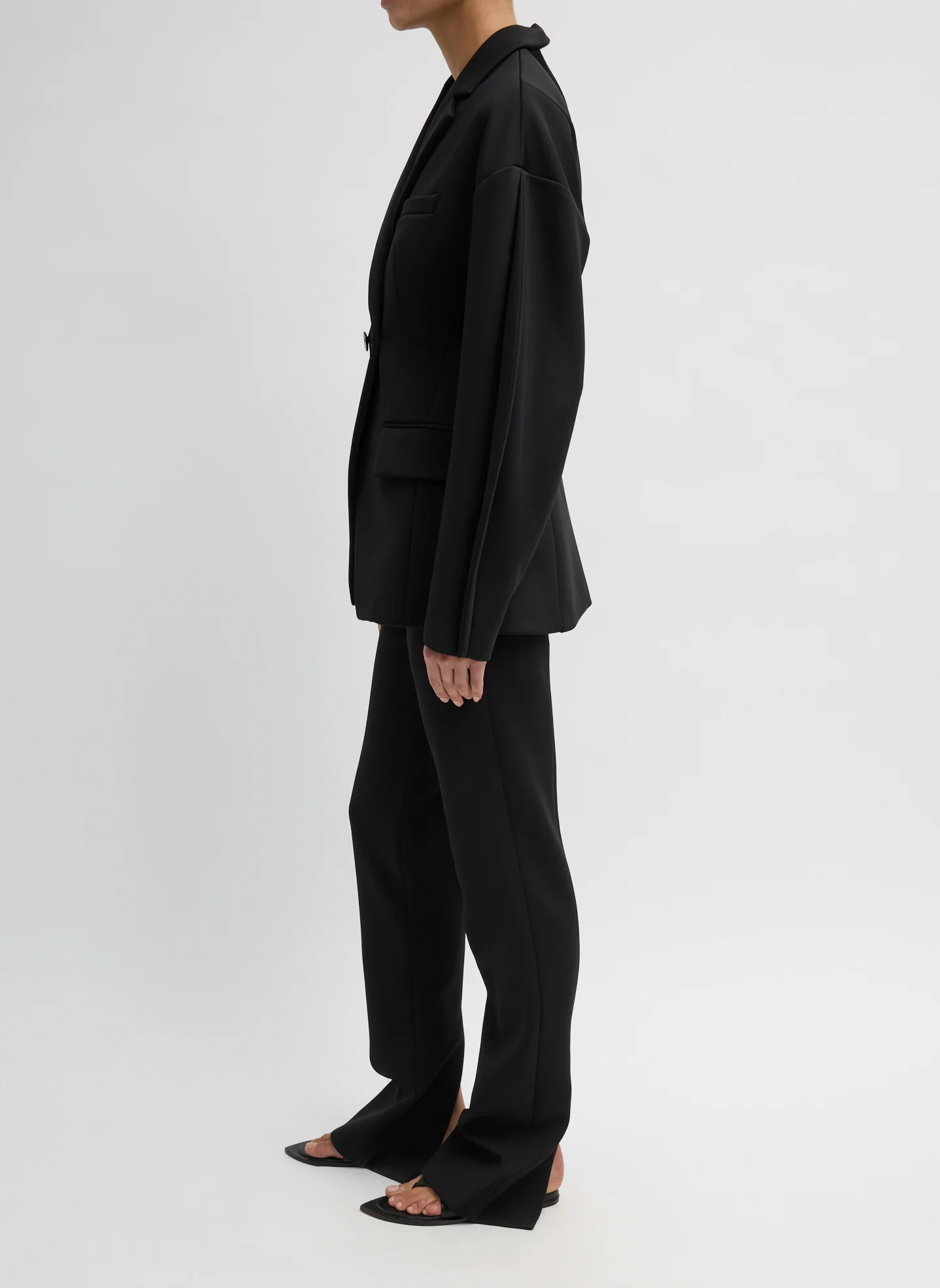 Spring Bonded Twill Sculpted Blazer - Image 3