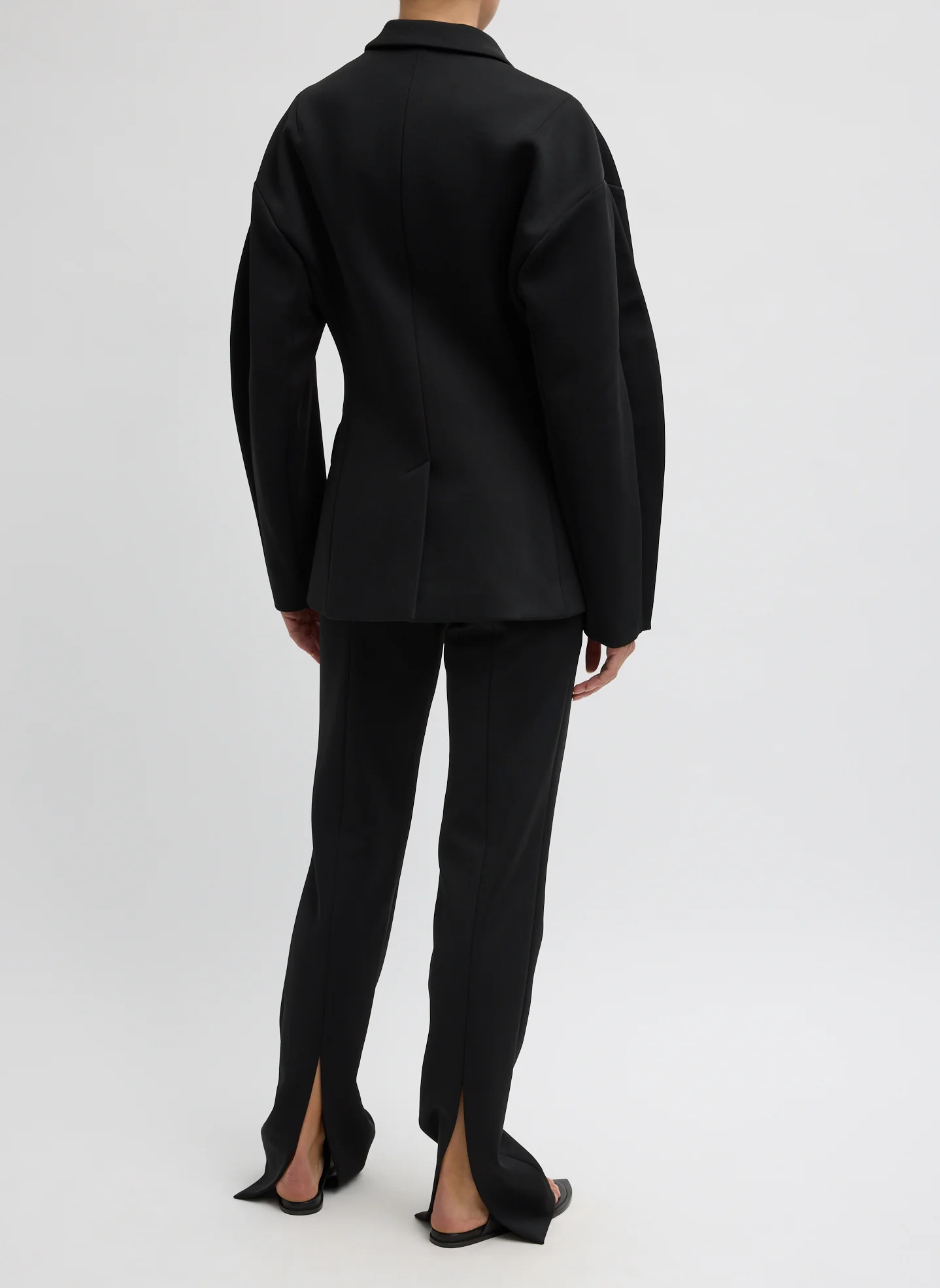 Spring Bonded Twill Sculpted Blazer - Image 4