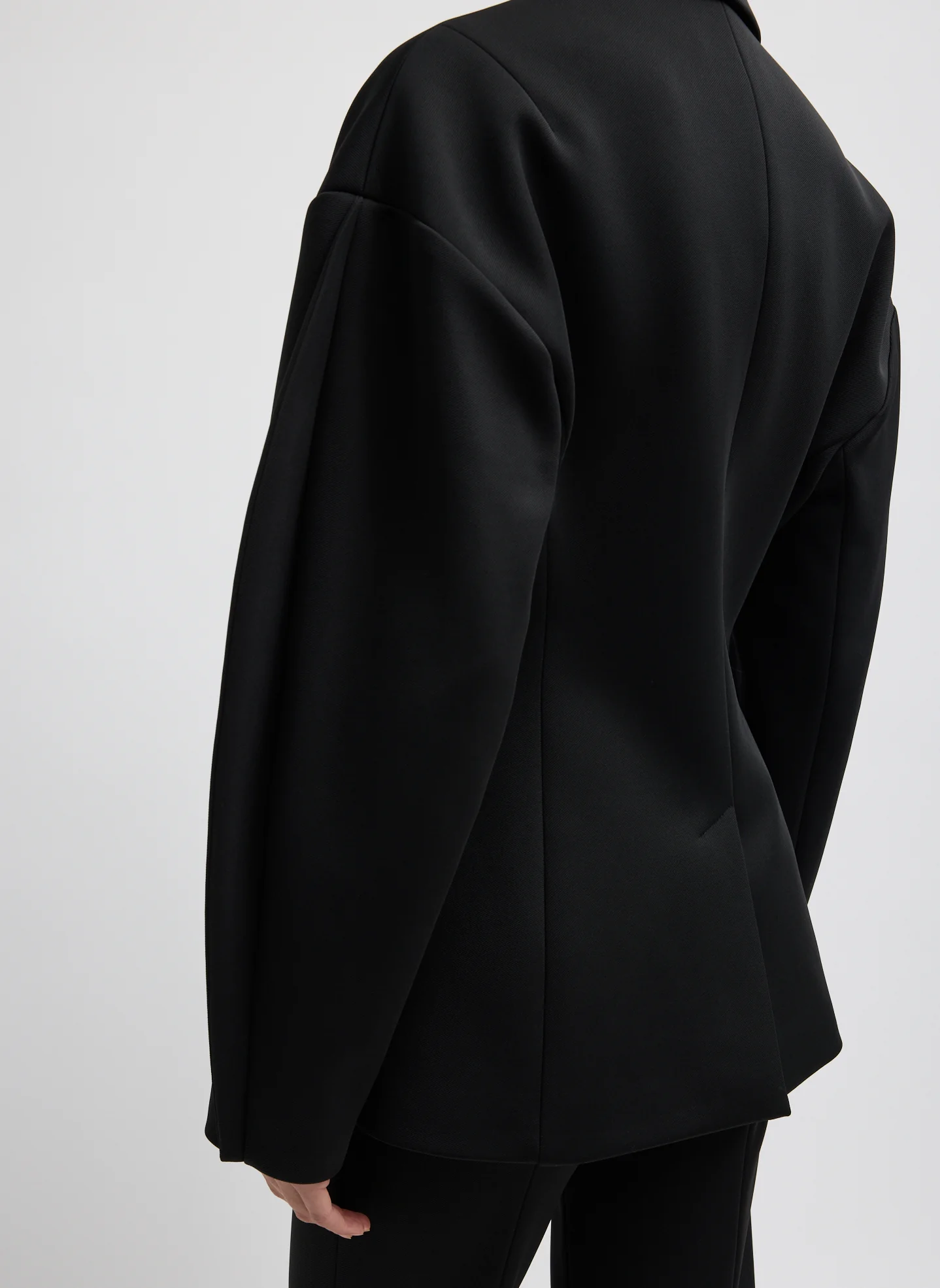Spring Bonded Twill Sculpted Blazer - Image 6