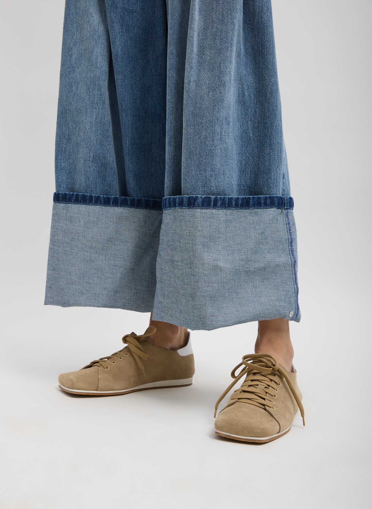 Spring Denim Triple Pleat Jean - Image 10