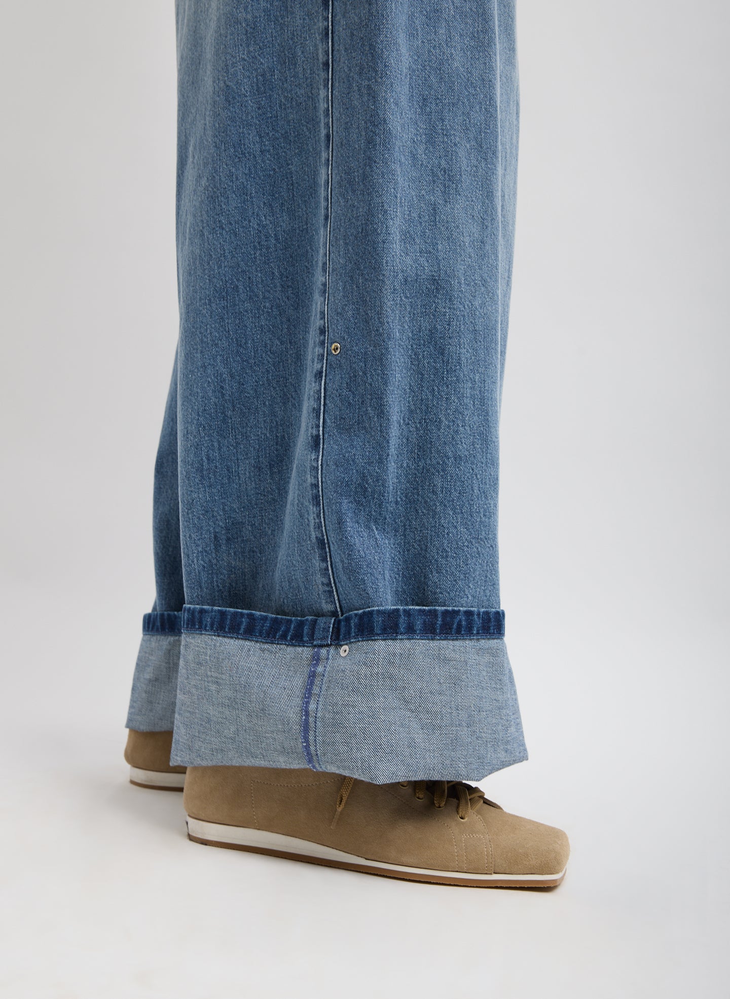 Spring Denim Triple Pleat Jean - Image 9