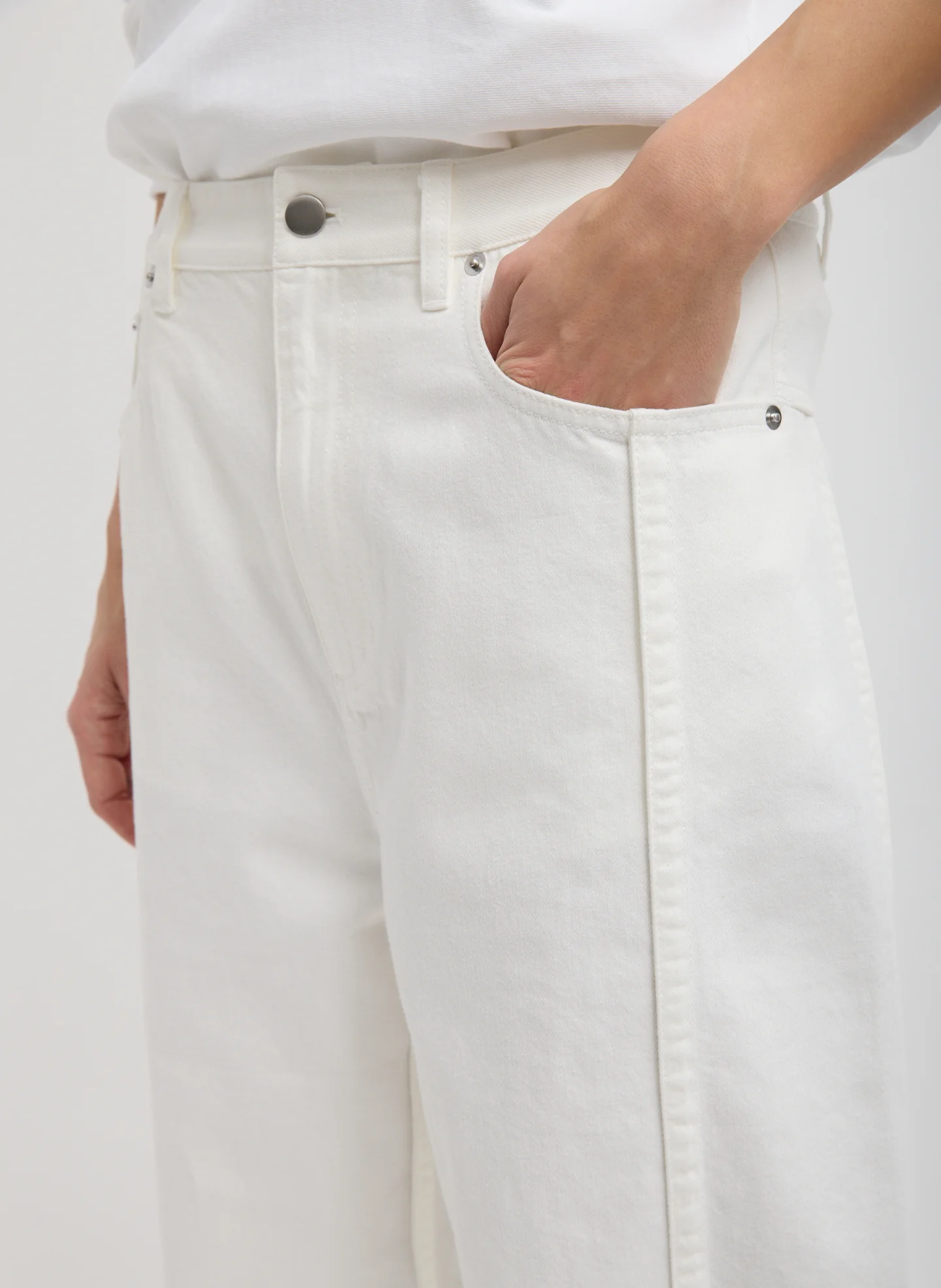 Spring Denim Tuck Jean - Image 4