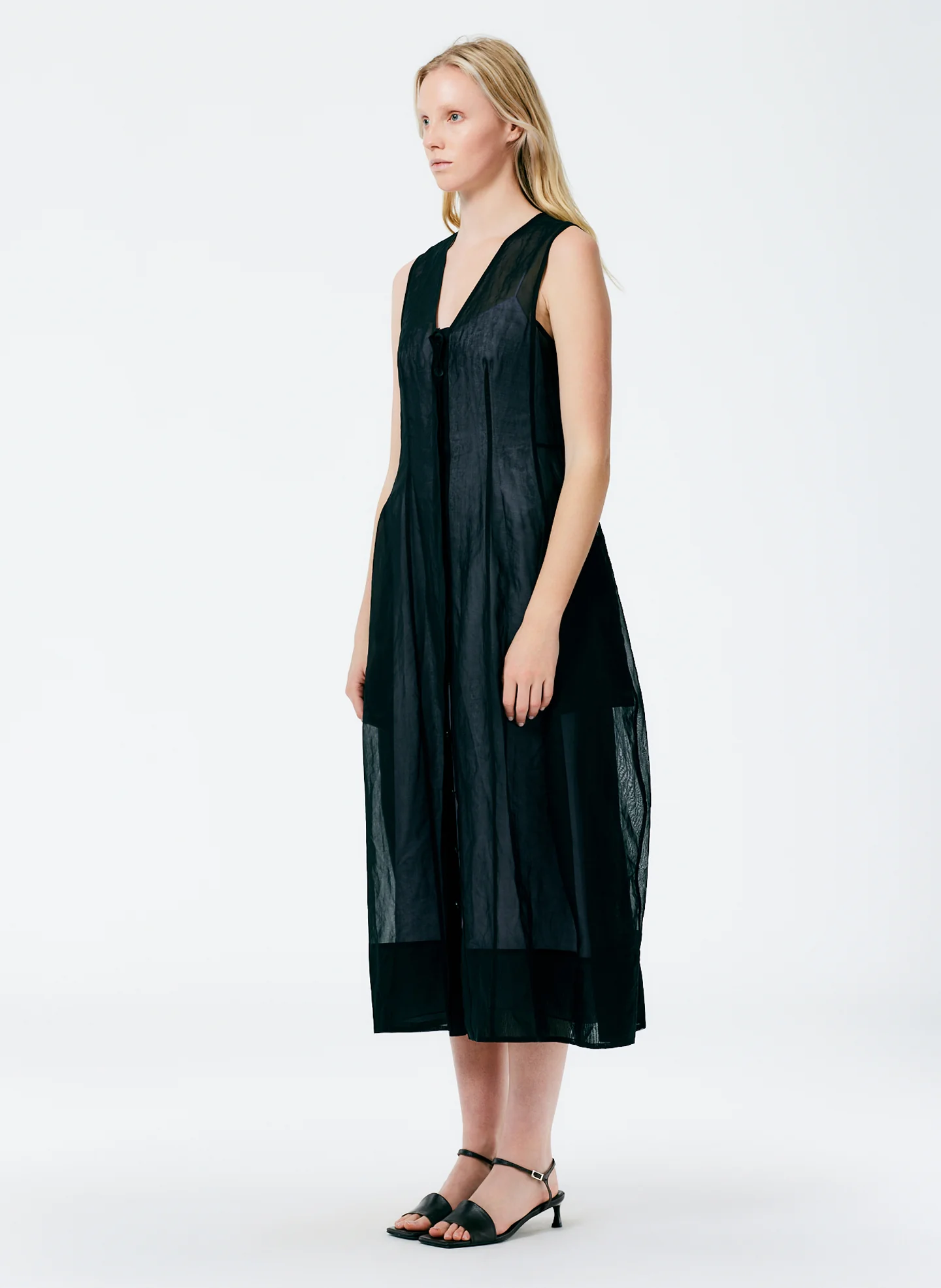 Starch Cotton Organza Dress - Image 3