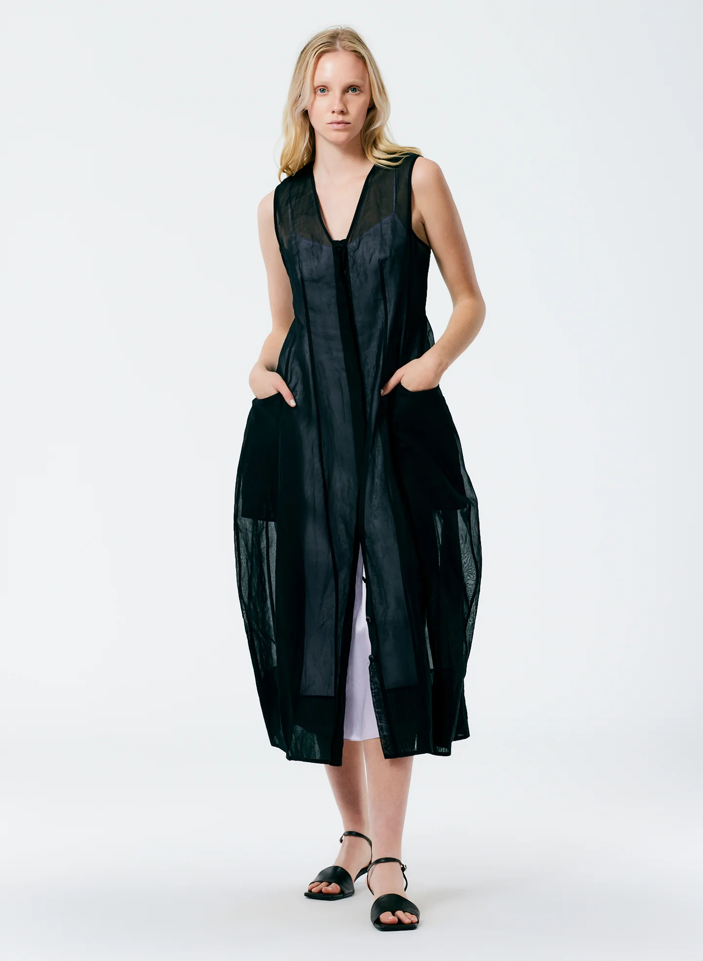 Starch Cotton Organza Dress - Image 4