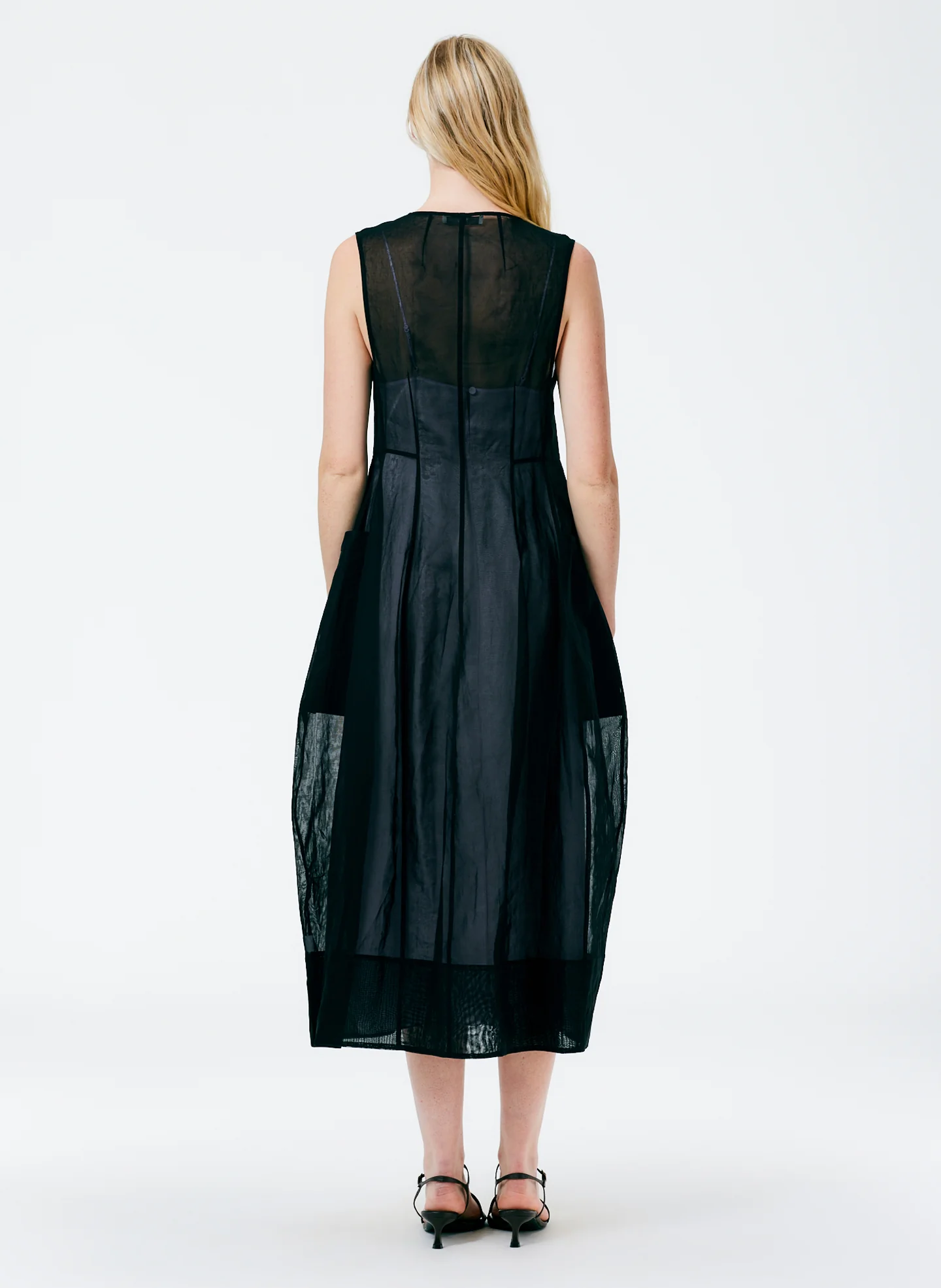 Starch Cotton Organza Dress - Image 5