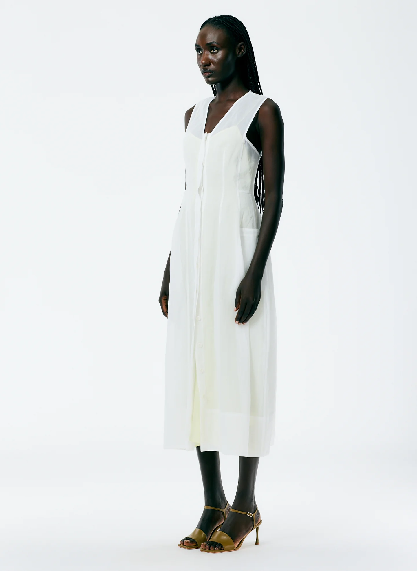 Starch Cotton Organza Dress - Image 4