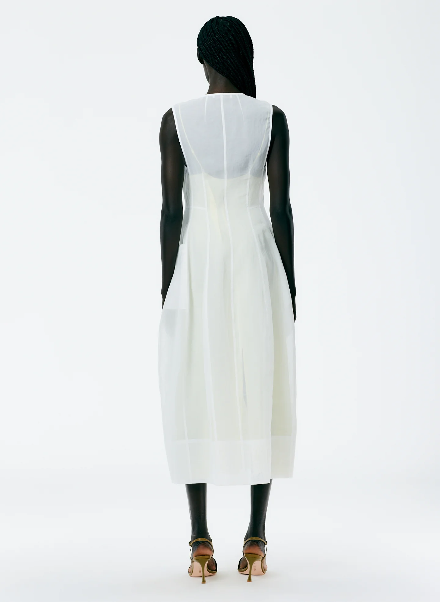 Starch Cotton Organza Dress - Image 5
