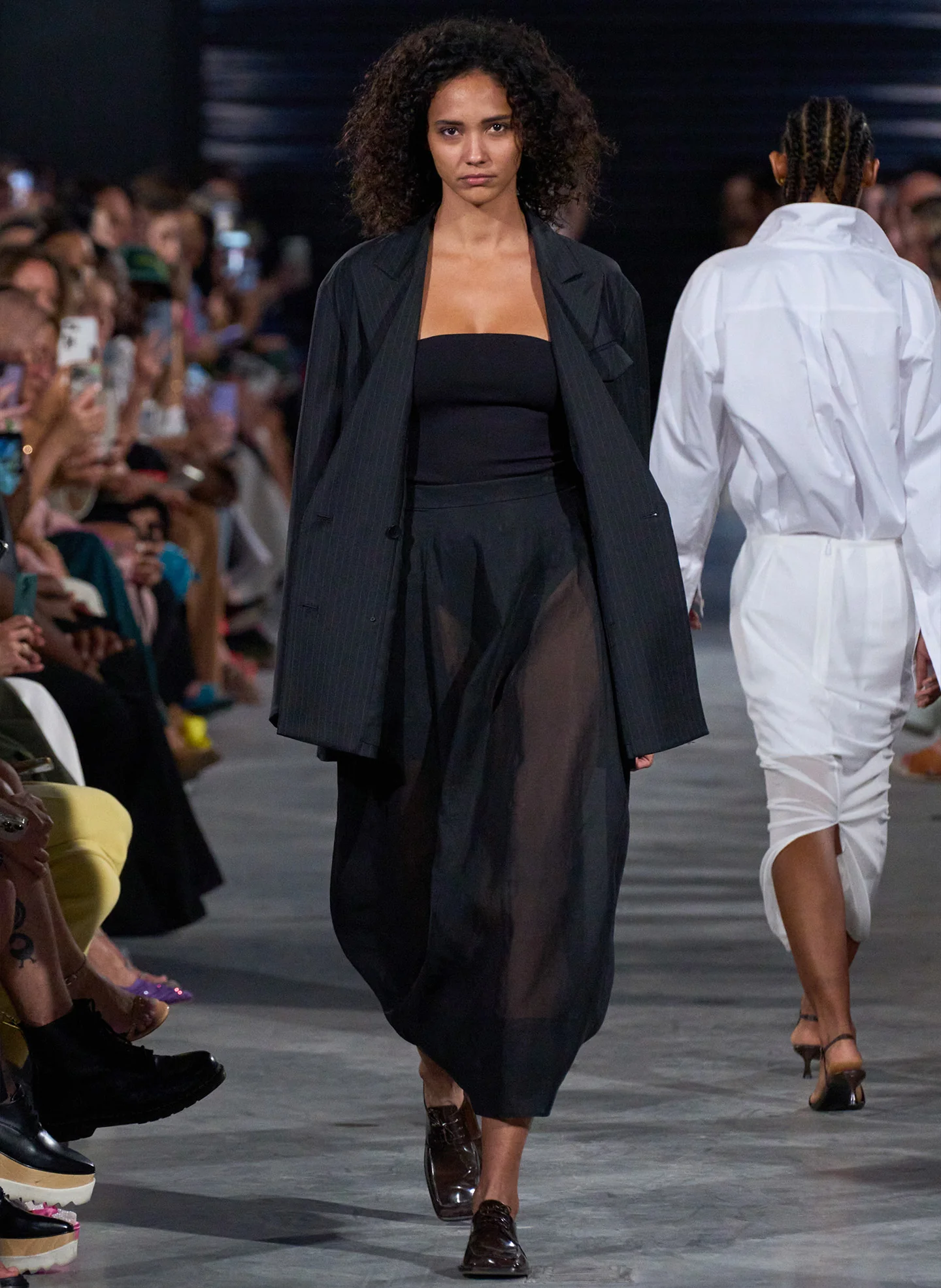 Starch Cotton Organza Lantern Skirt - Image 2