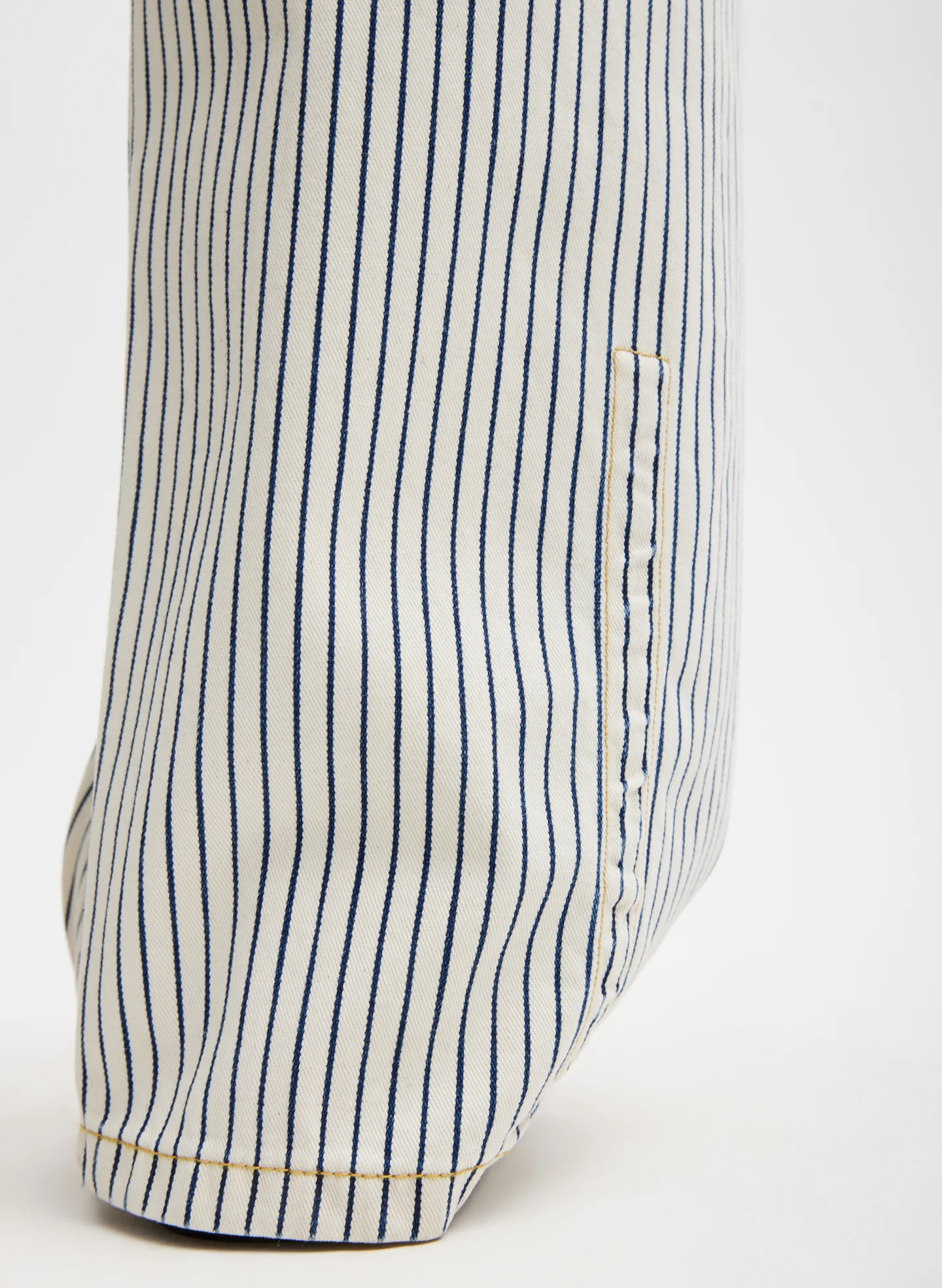 Stone Washed Striped Denim Sid Jean - Image 4